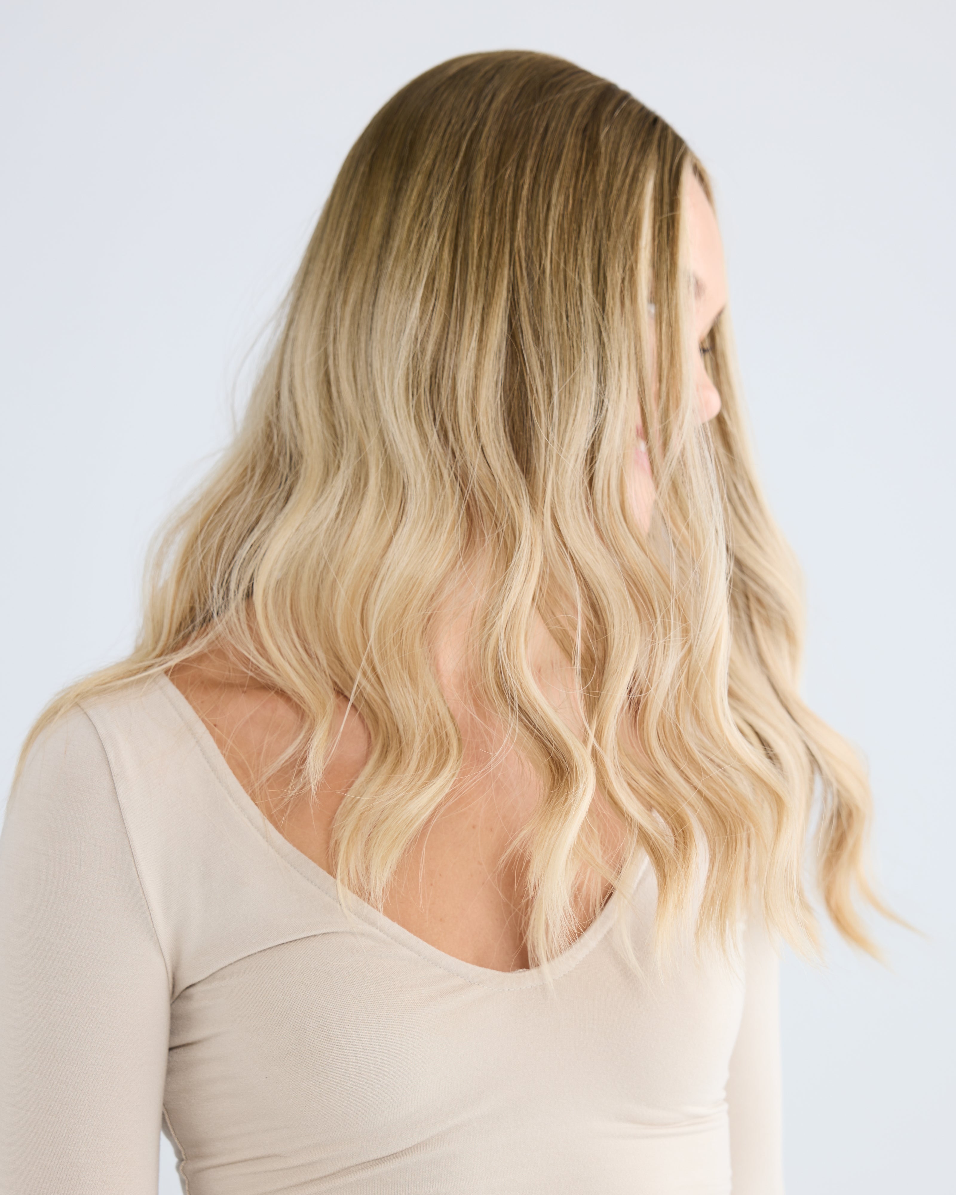 Champagne Blonde // Silk Topper