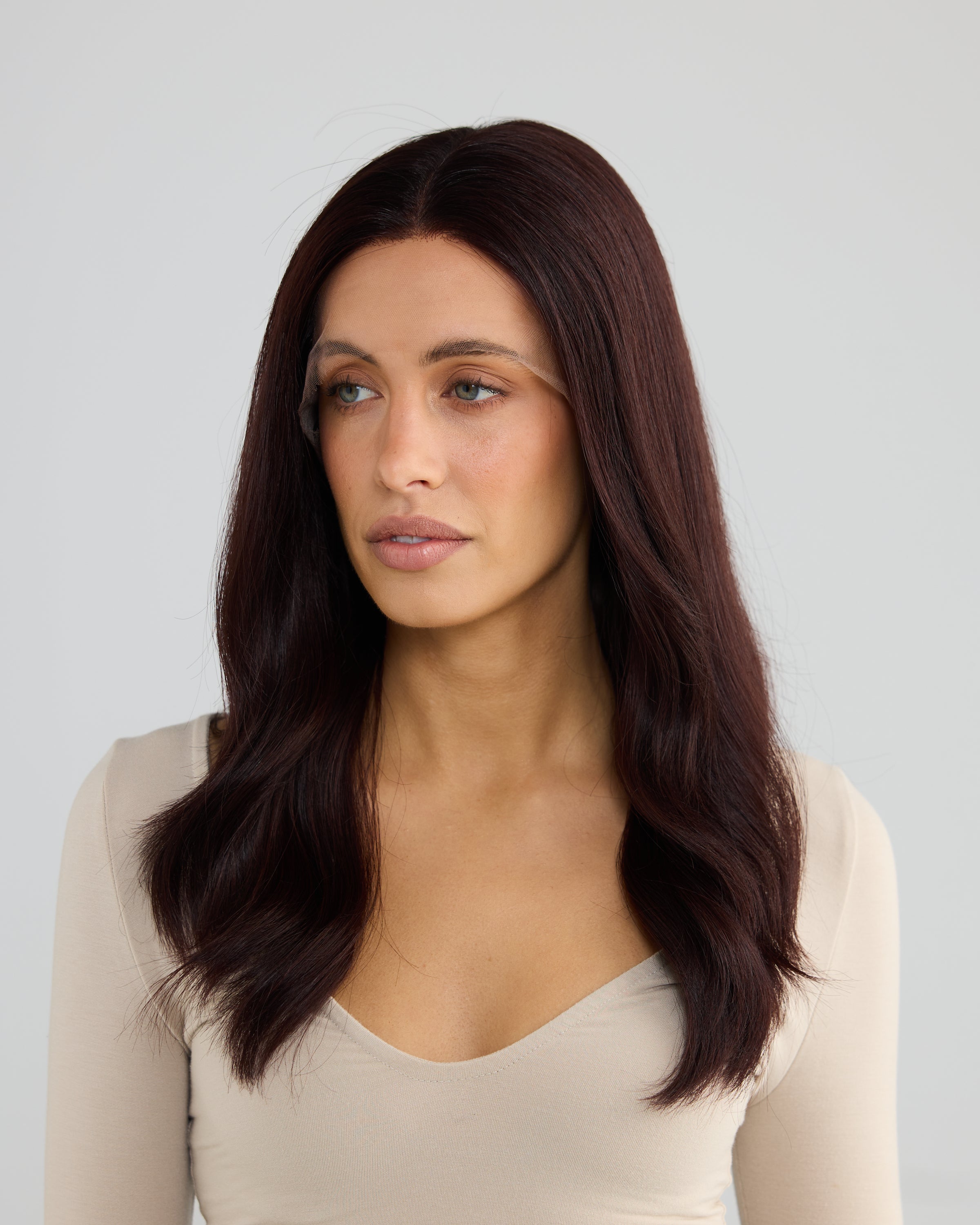 Cherry Brunette - Large / 20 inch // Exclusive Lace Wig