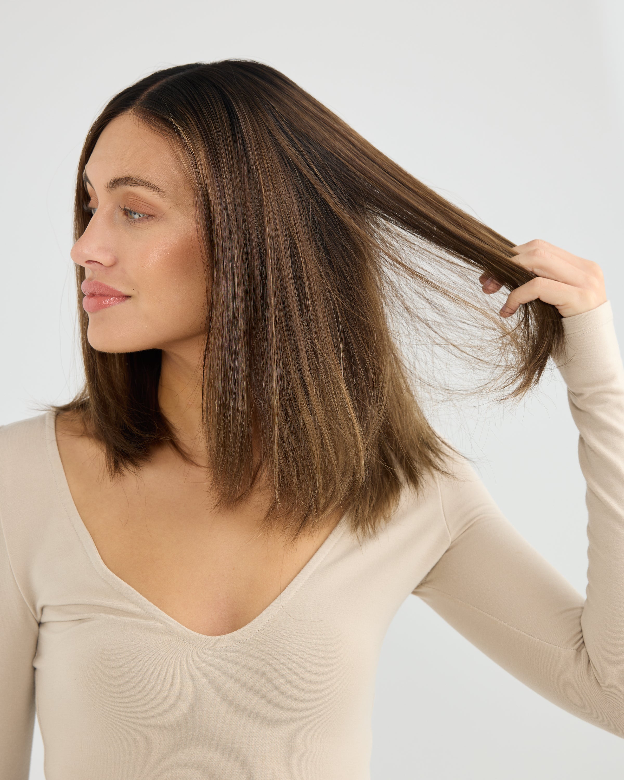 Golden Brunette // The Lusta Lace Wig