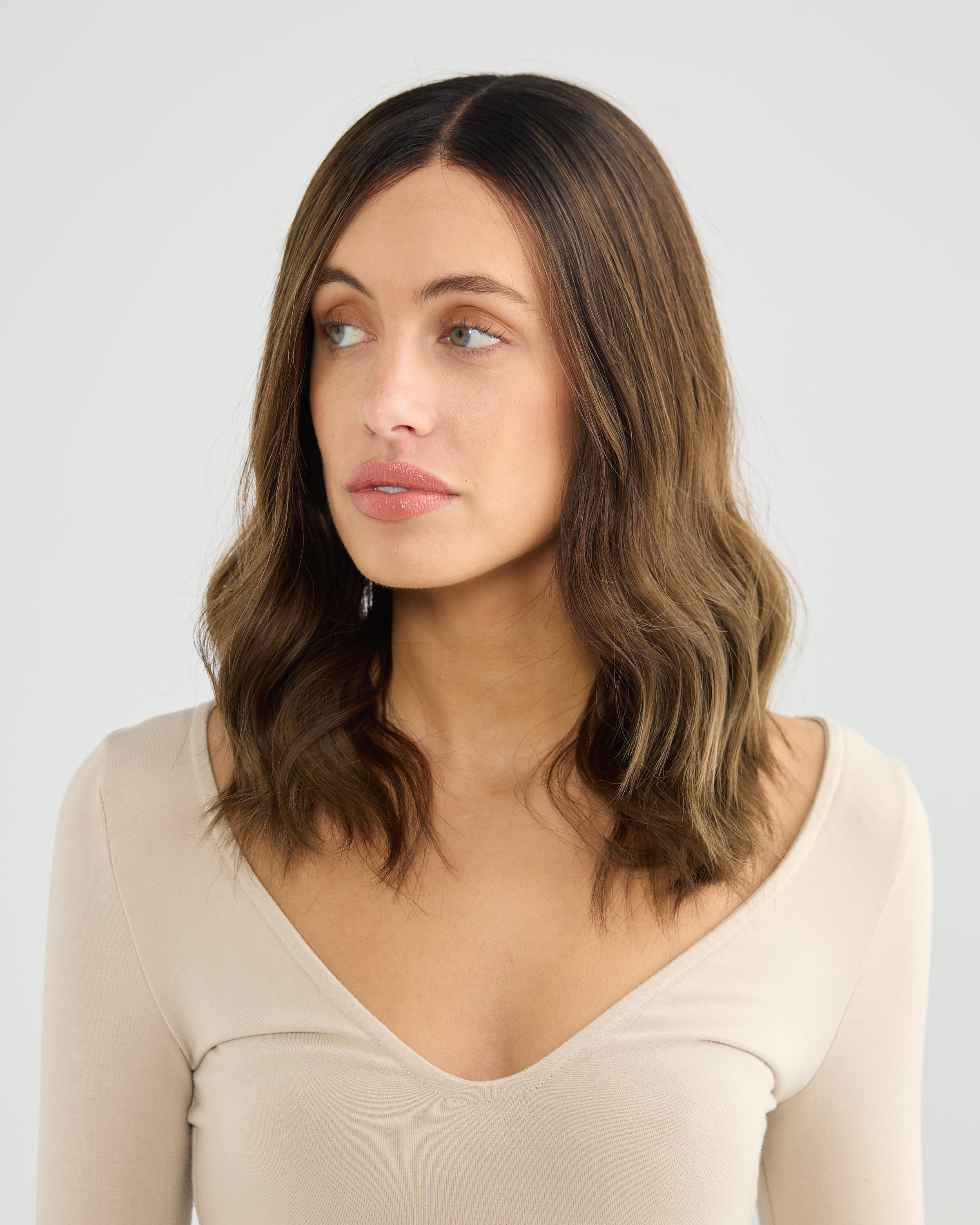 Golden Brunette // The Lusta Lace Wig