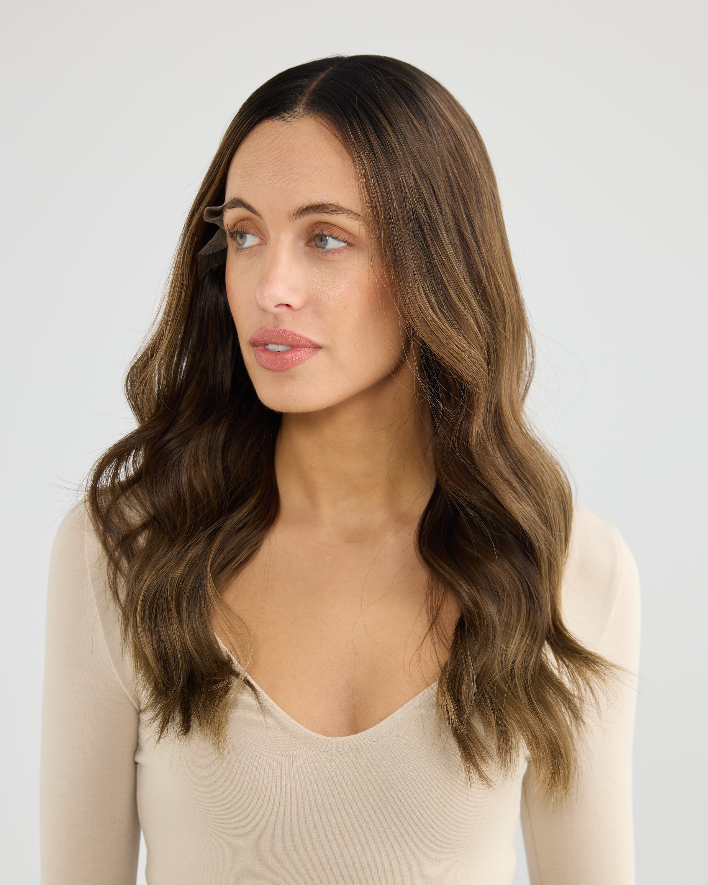Golden Brunette // The Lusta Lace Wig