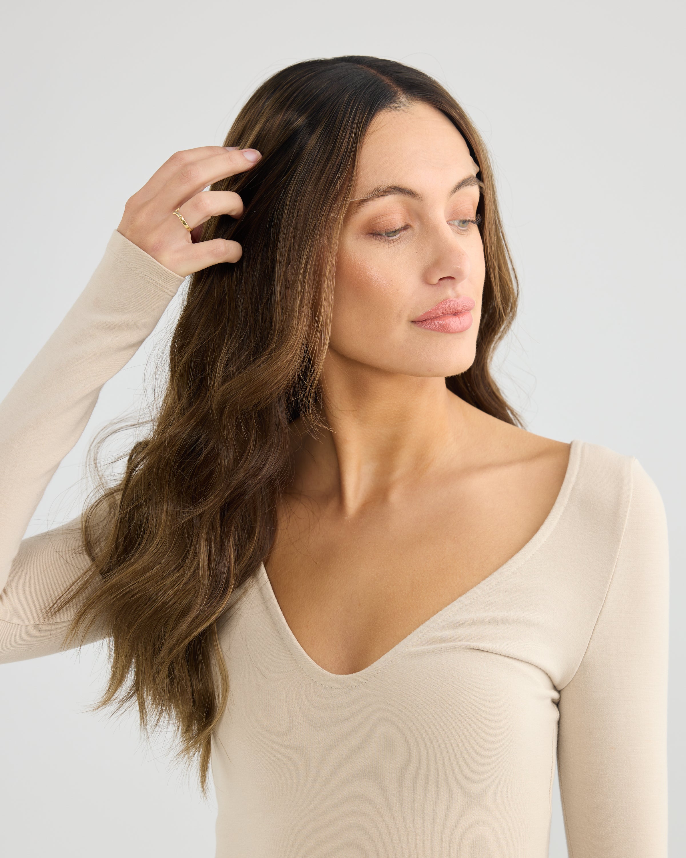 Golden Brunette // The Lusta Lace Wig