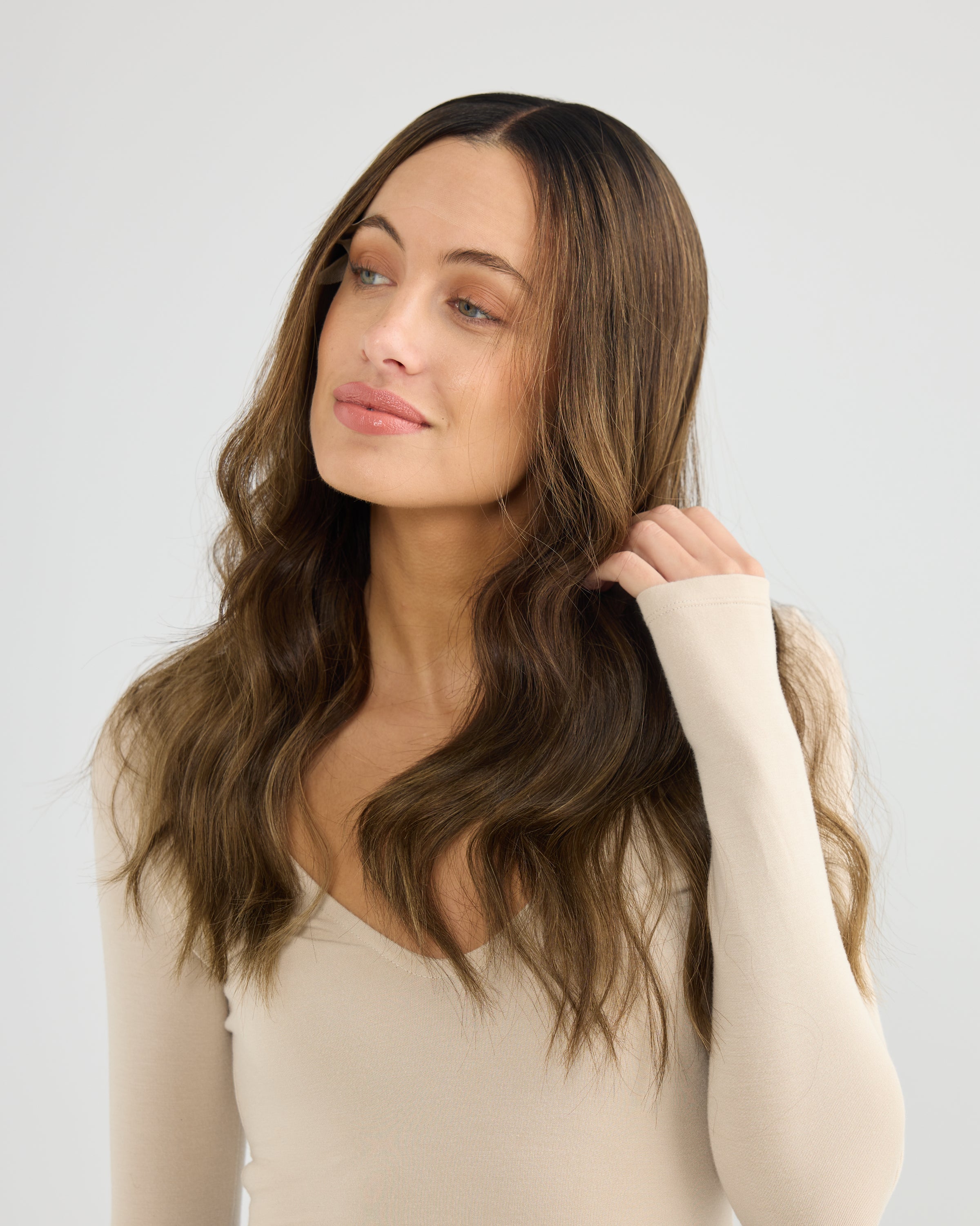 Golden Brunette // The Lusta Lace Wig