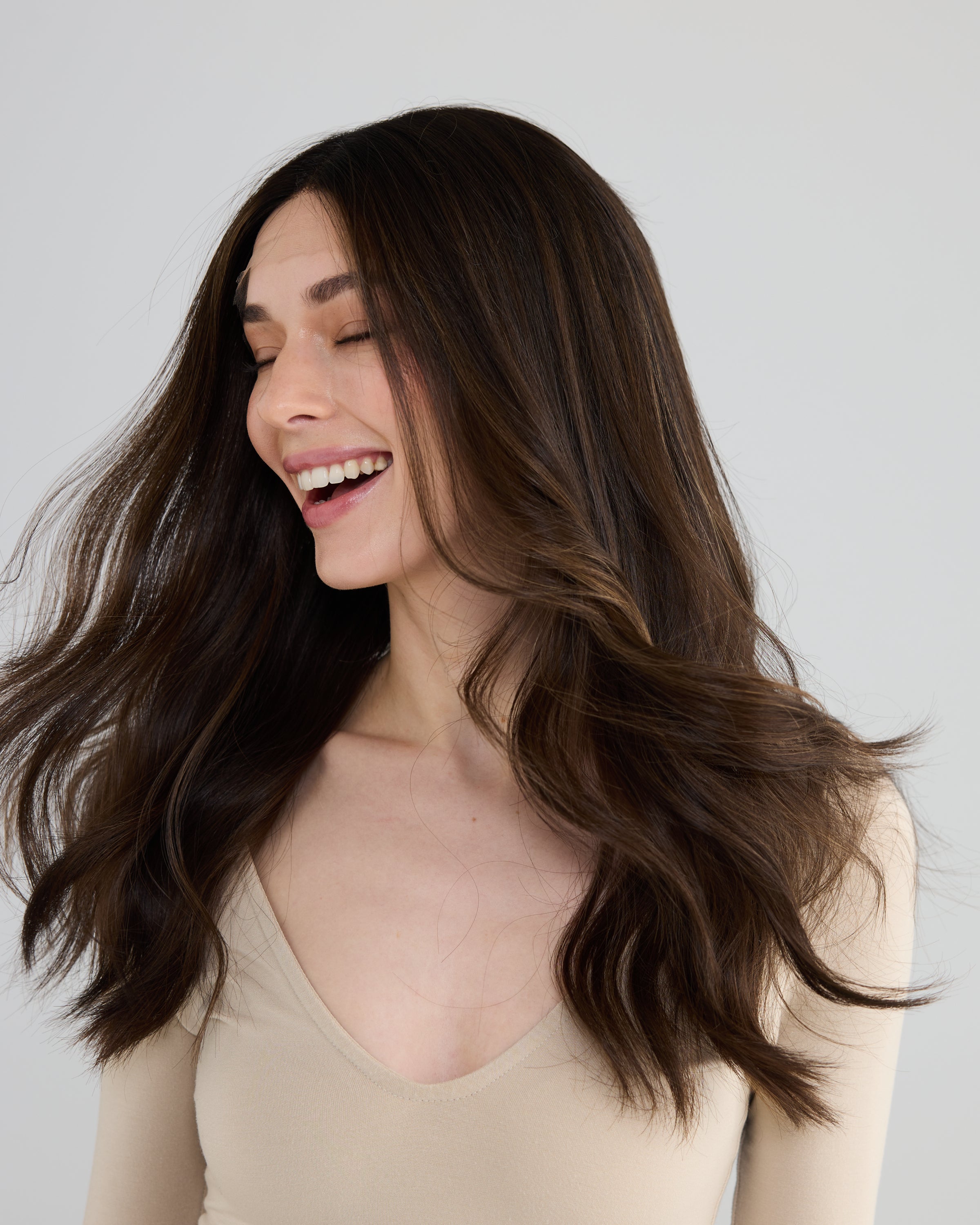 Choc Truffle - Medium / 22 inch // Exclusive Lace Wig