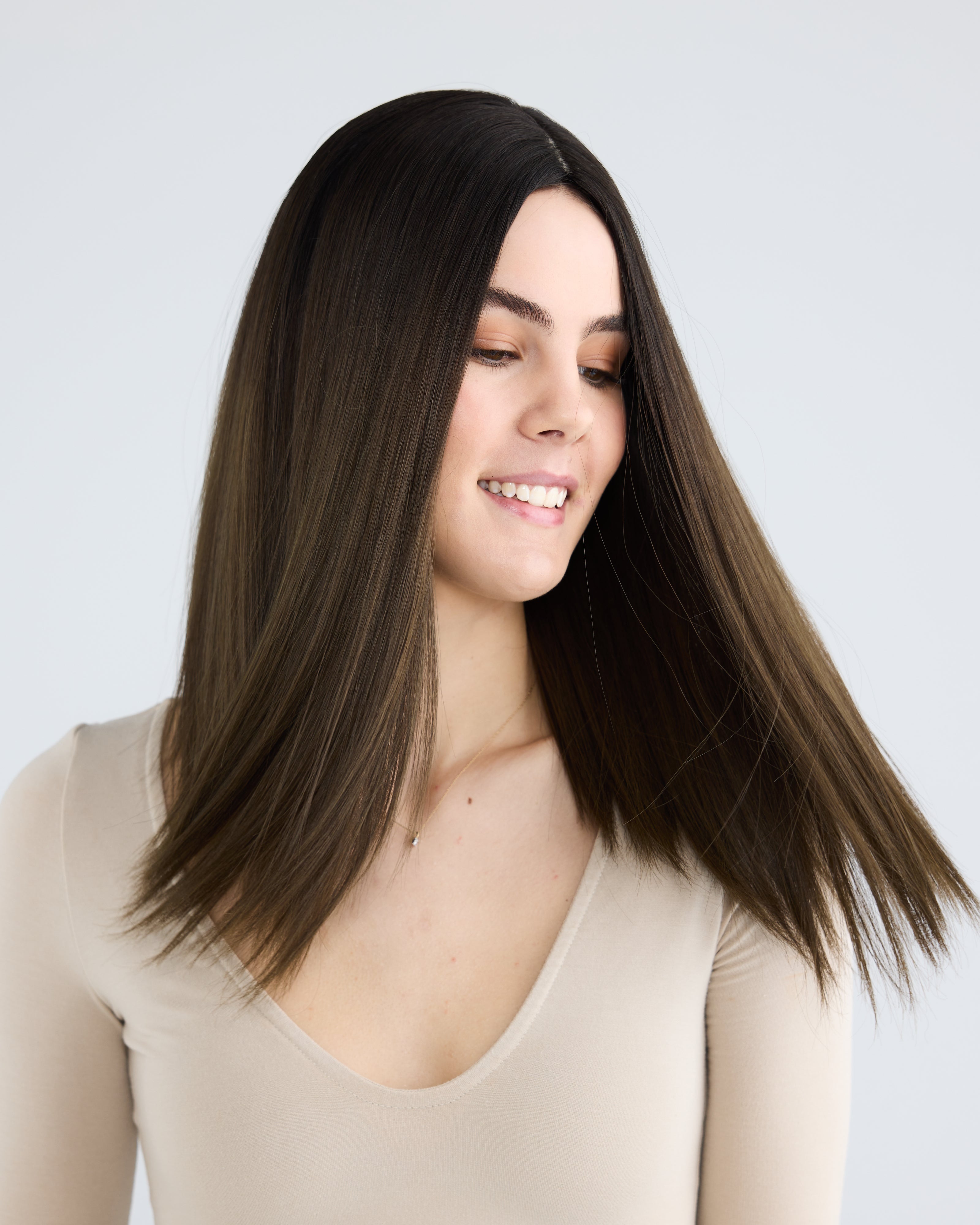 Cool Brunette // Silk Topper