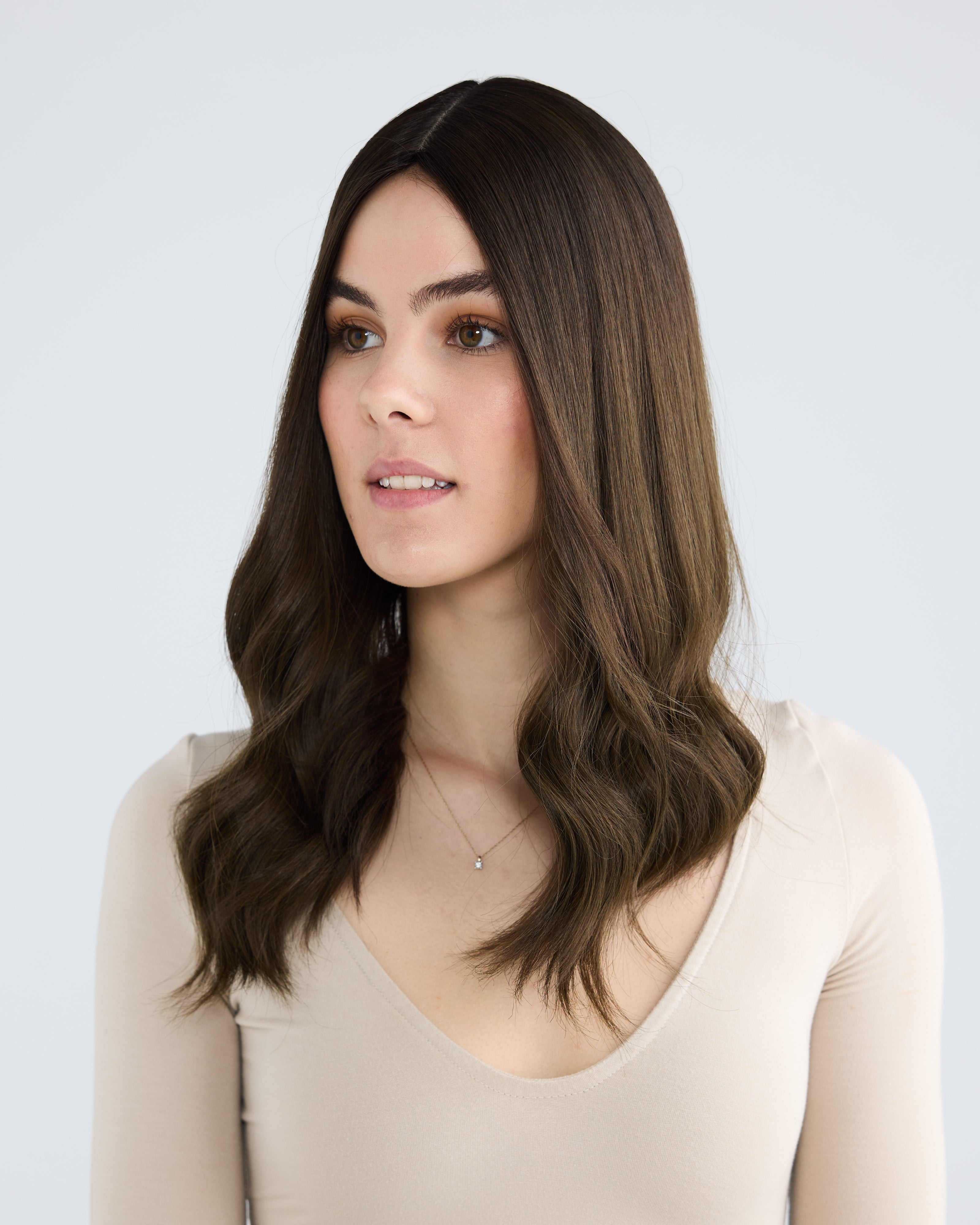 Cool Brunette // Silk Topper