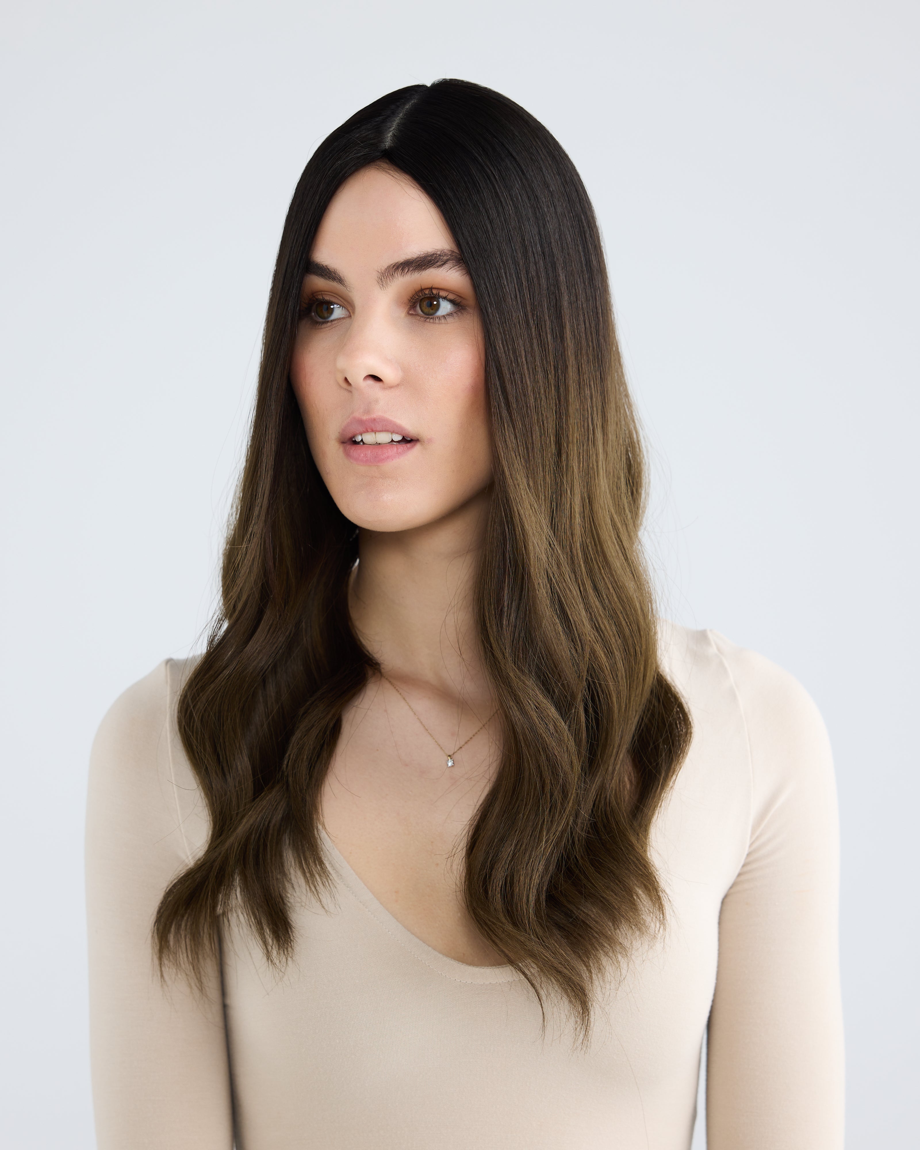 Cool Brunette // Silk Topper