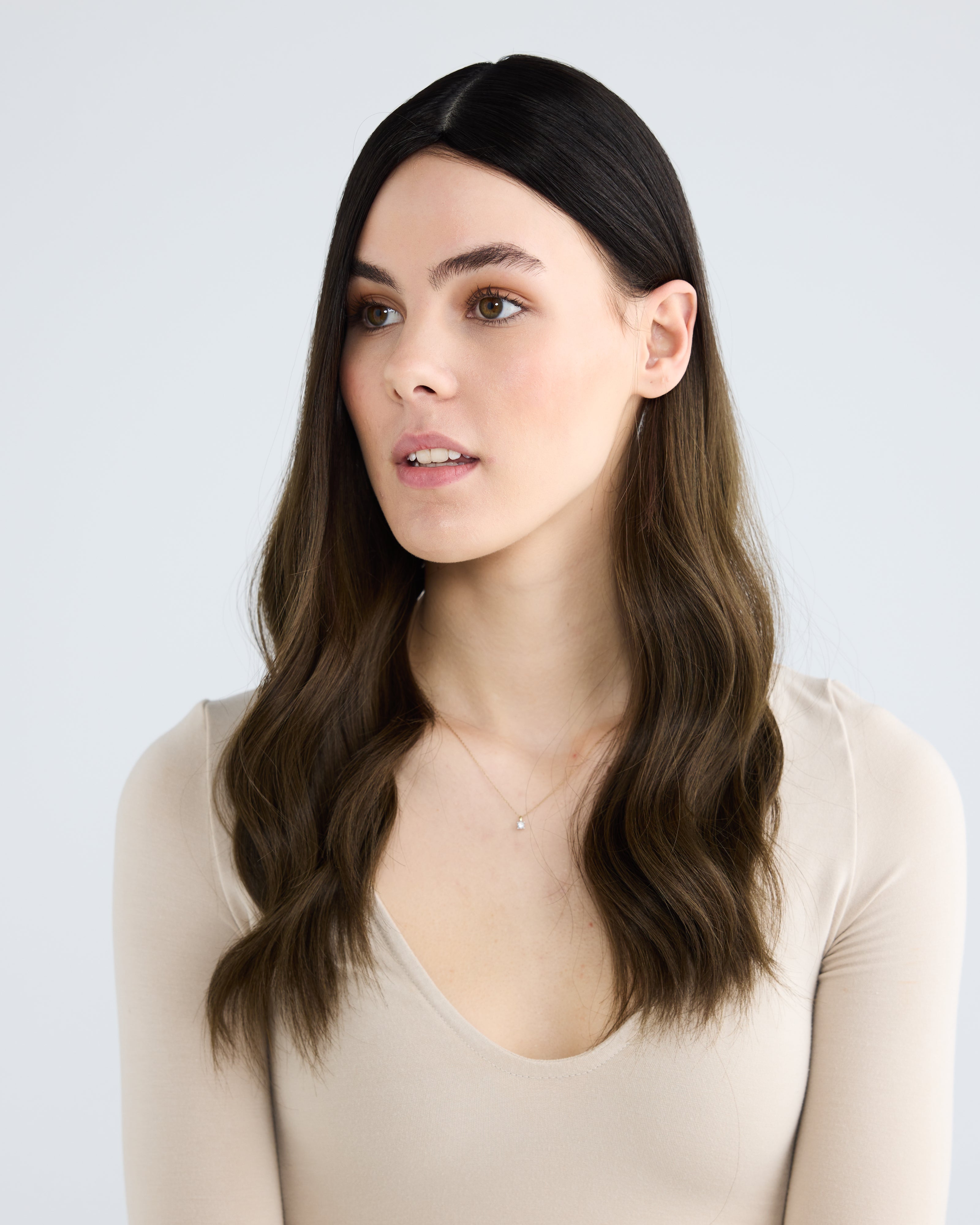 Cool Brunette // Silk Topper