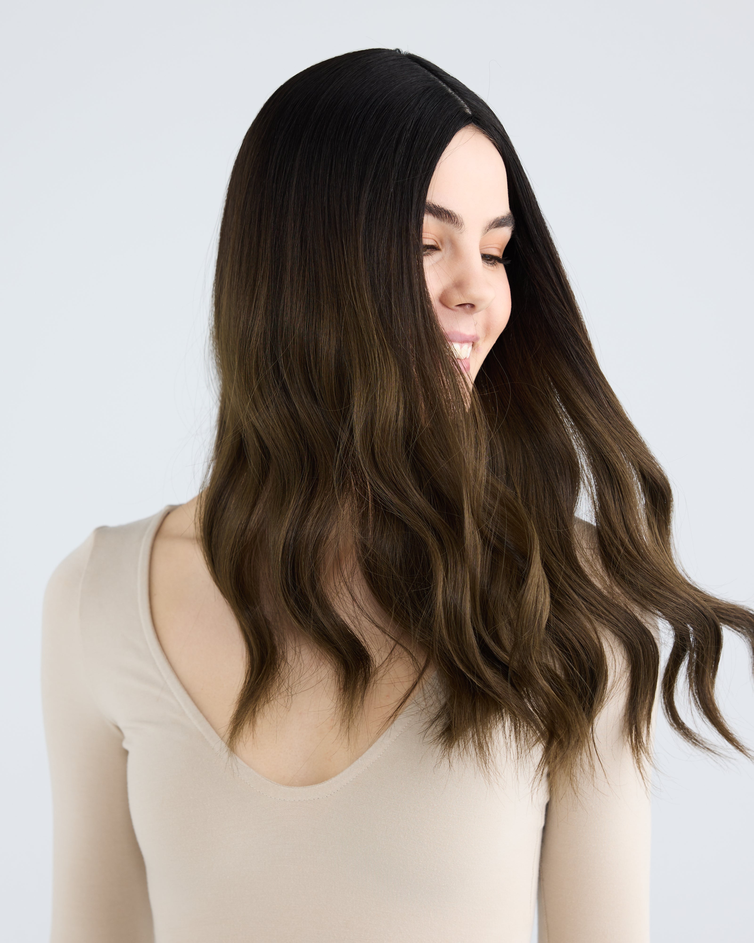 Cool Brunette // Silk Topper