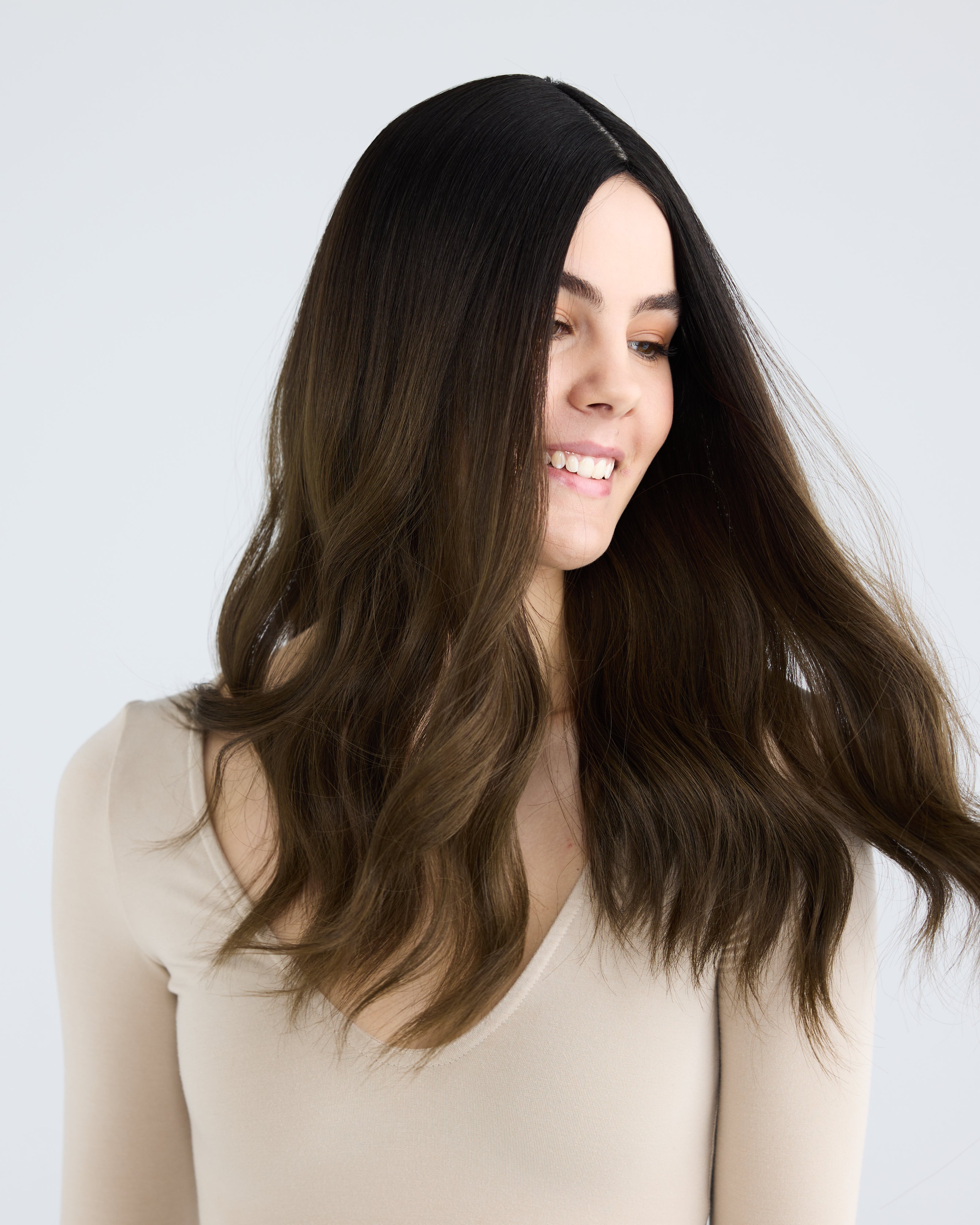 Cool Brunette // Silk Topper