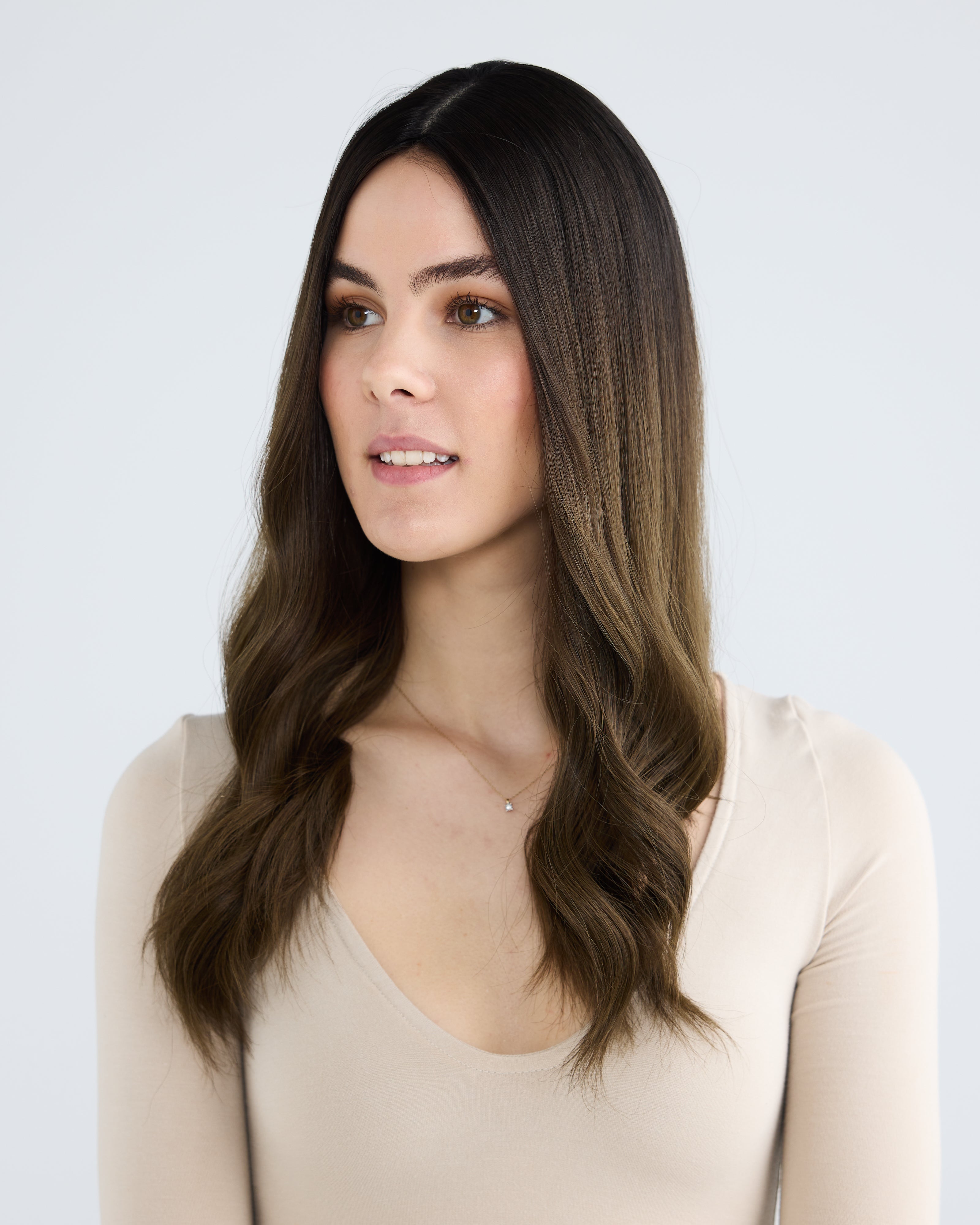 Cool Brunette // Silk Topper