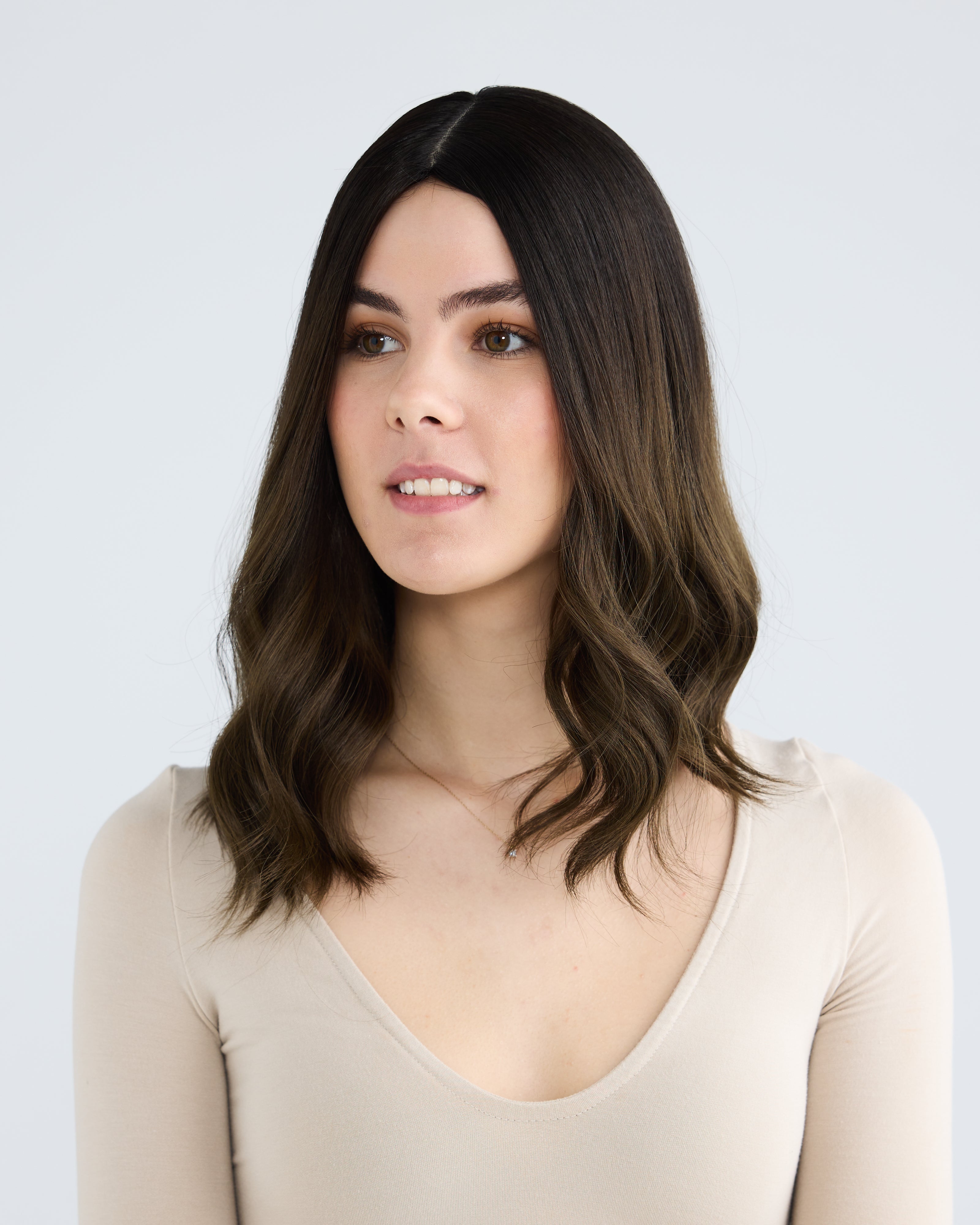 Cool Brunette // Silk Topper