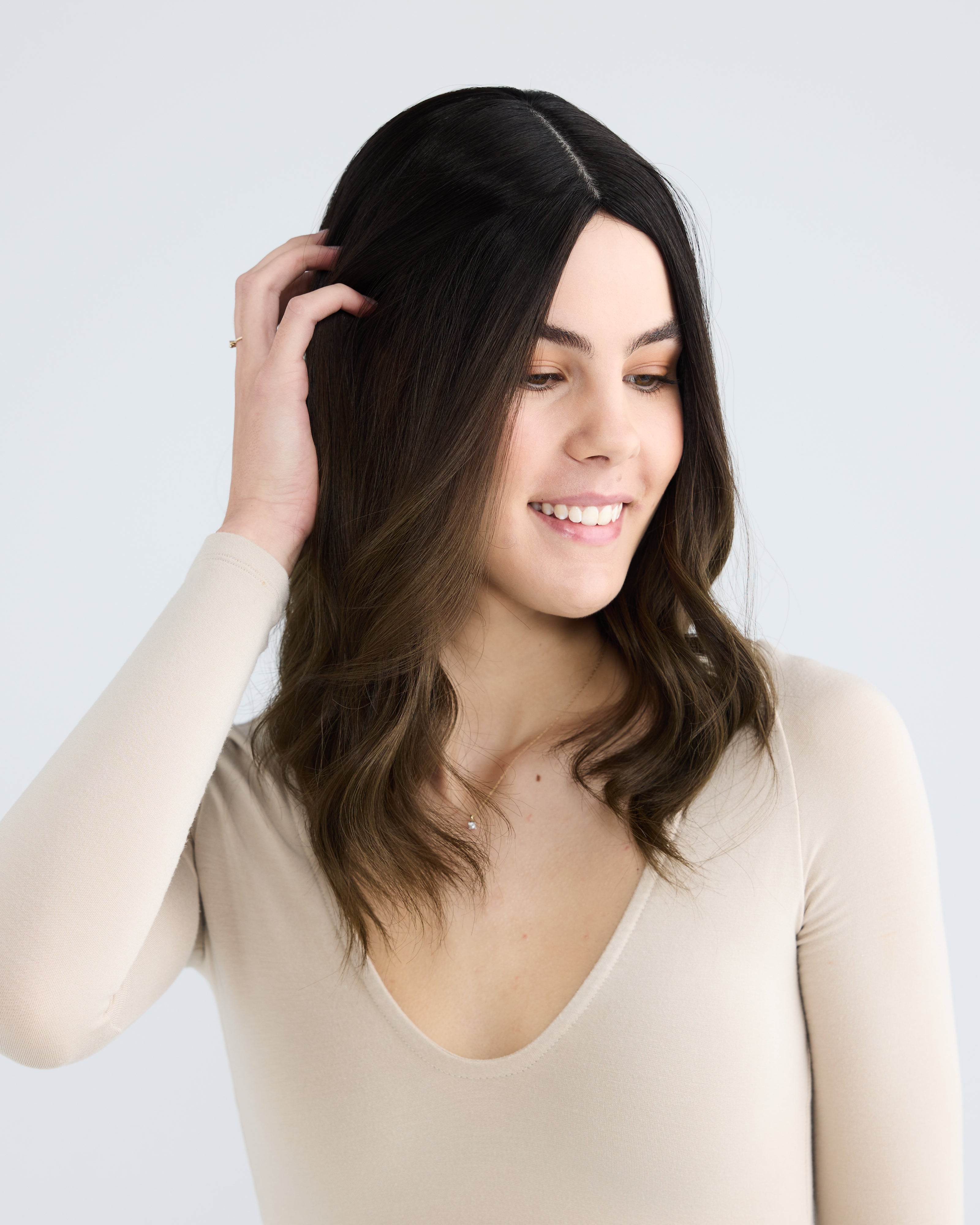 Cool Brunette // Silk Topper