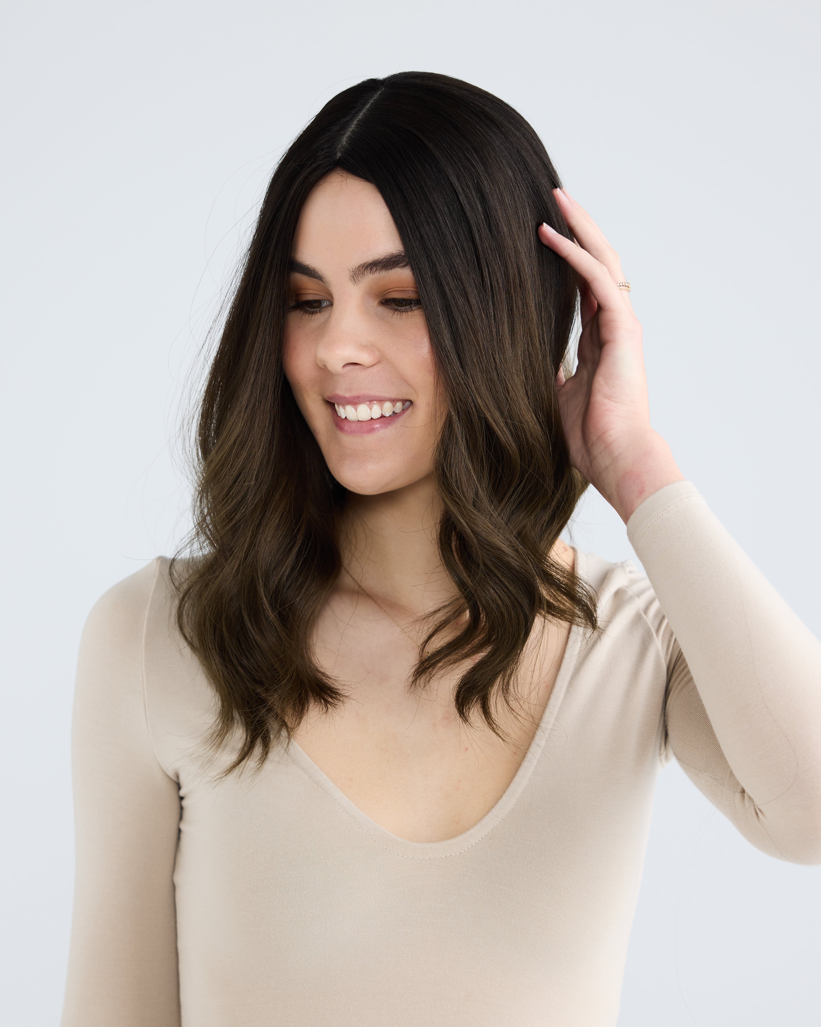 Cool Brunette // Silk Topper