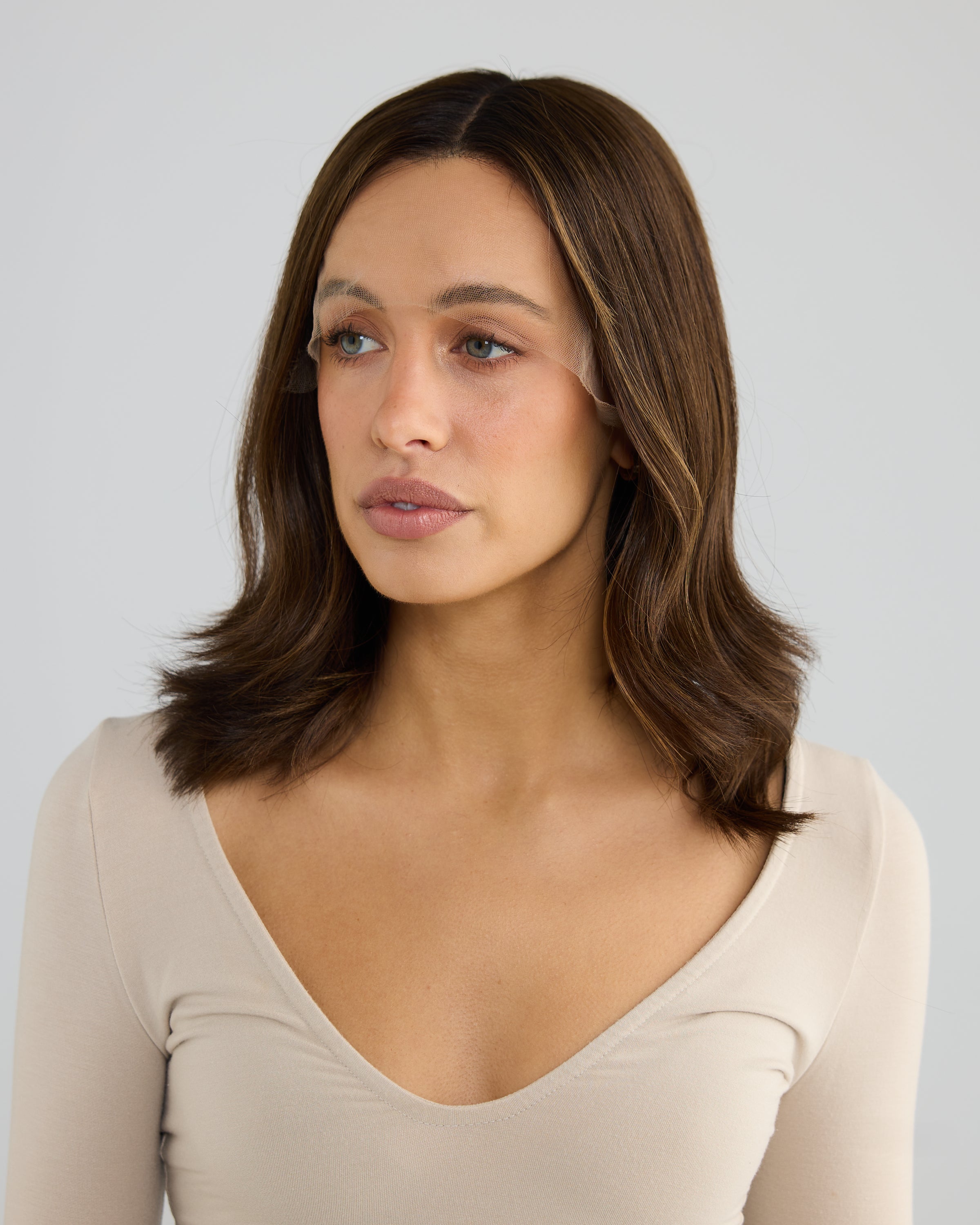 Cream Espresso - Extra Small / 16 inch // Exclusive Lace Wig