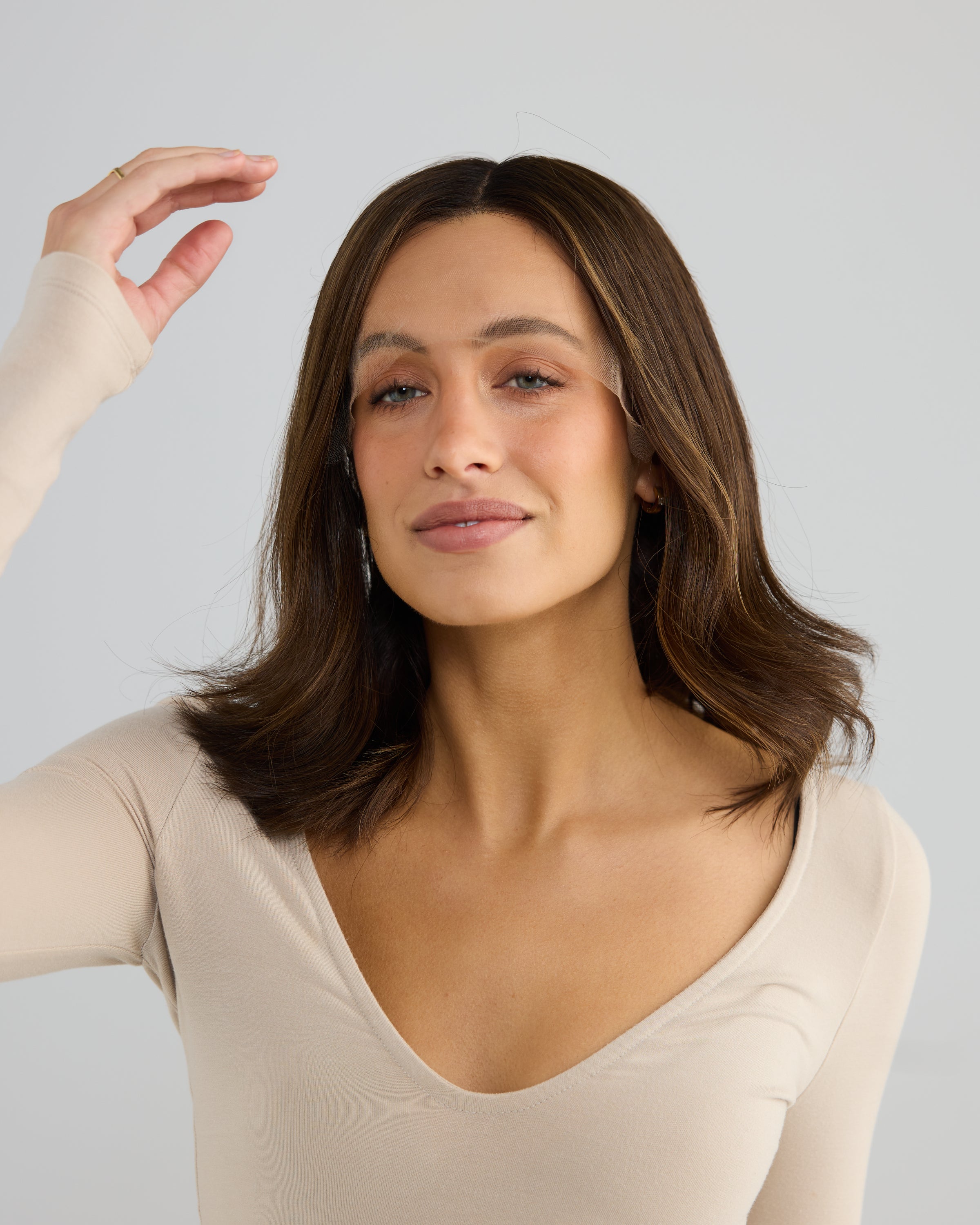 Cream Espresso - Extra Small / 16 inch // Exclusive Lace Wig