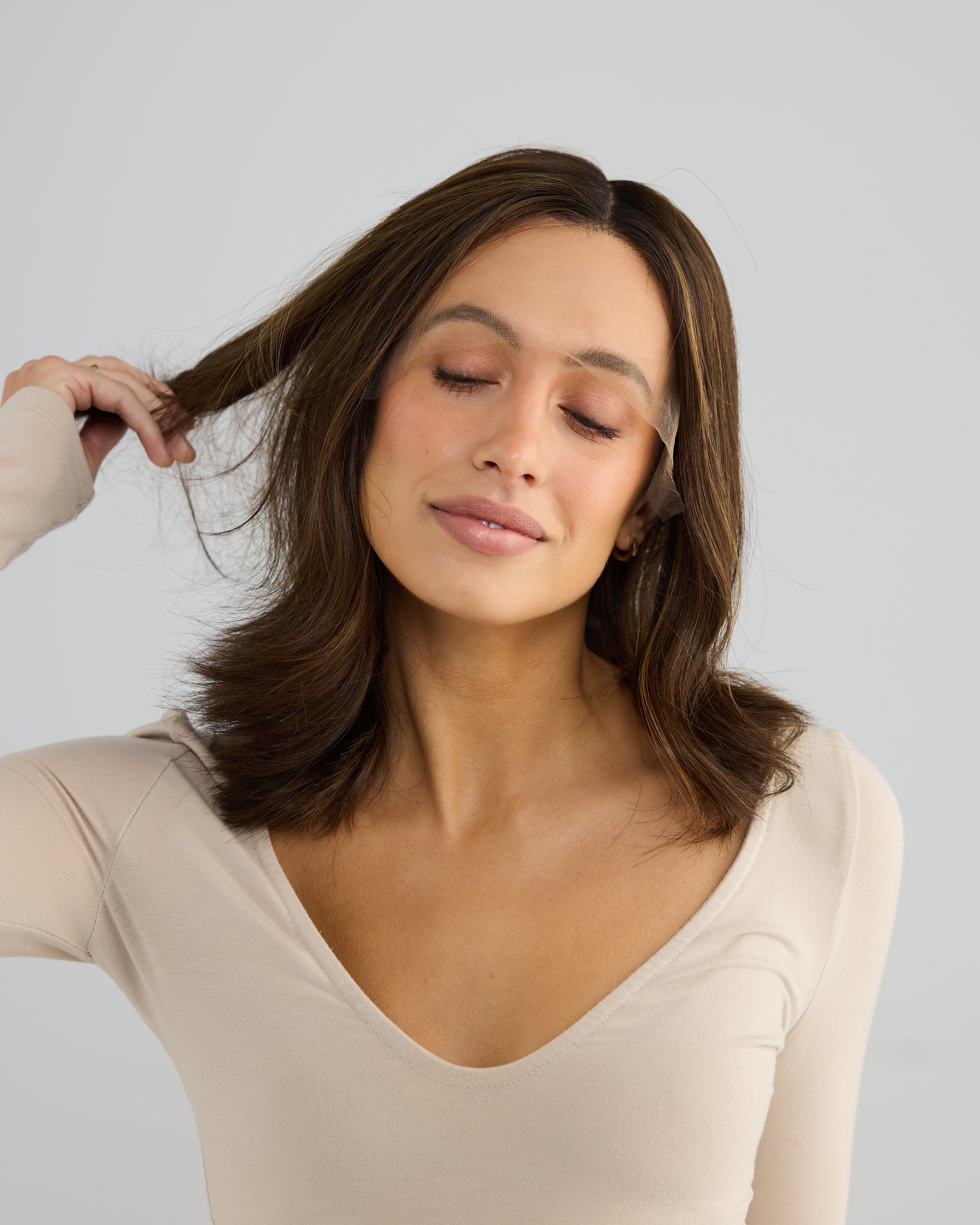 Cream Espresso - Extra Small / 16 inch // Exclusive Lace Wig