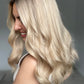 Ash Bombshell Blonde 9x9 20 Inches Topper