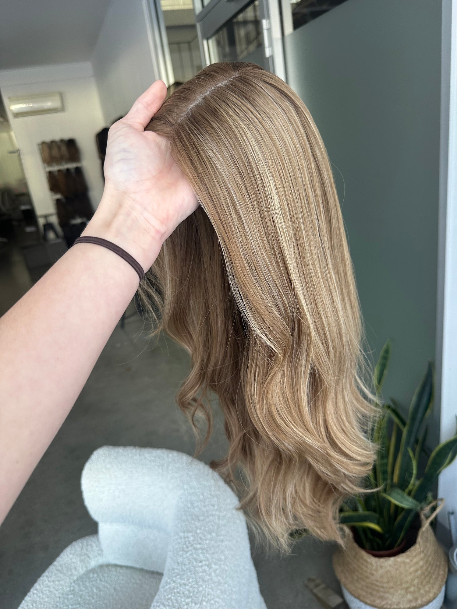 Dimensional Dark Blonde Game Changer Wig // S Cap // 22 Inches