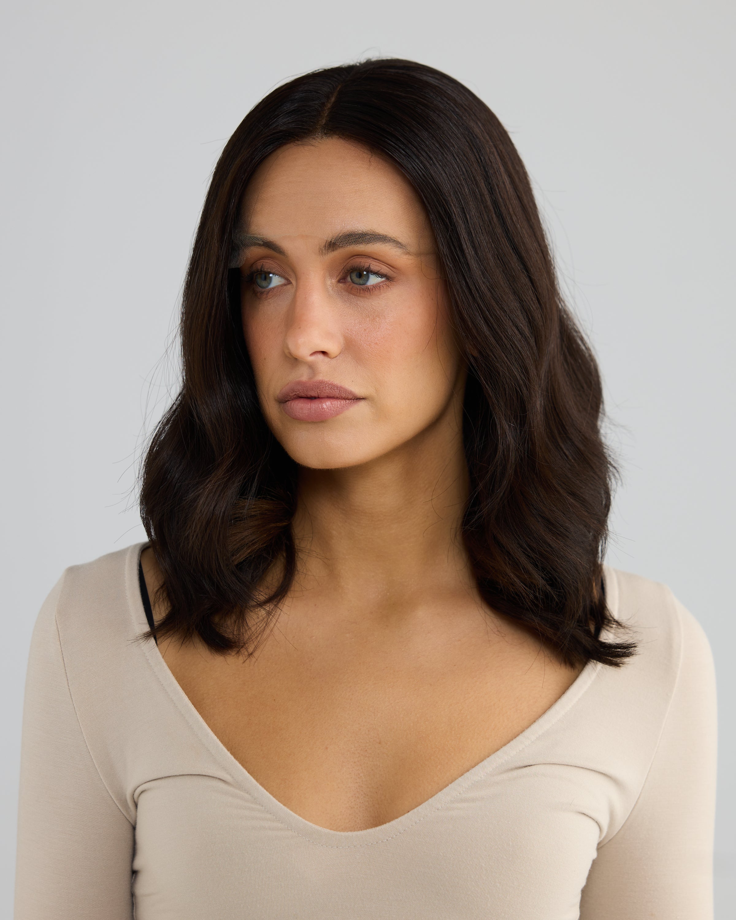 Double Espresso - Medium / 16 inch // Exclusive Lace Wig