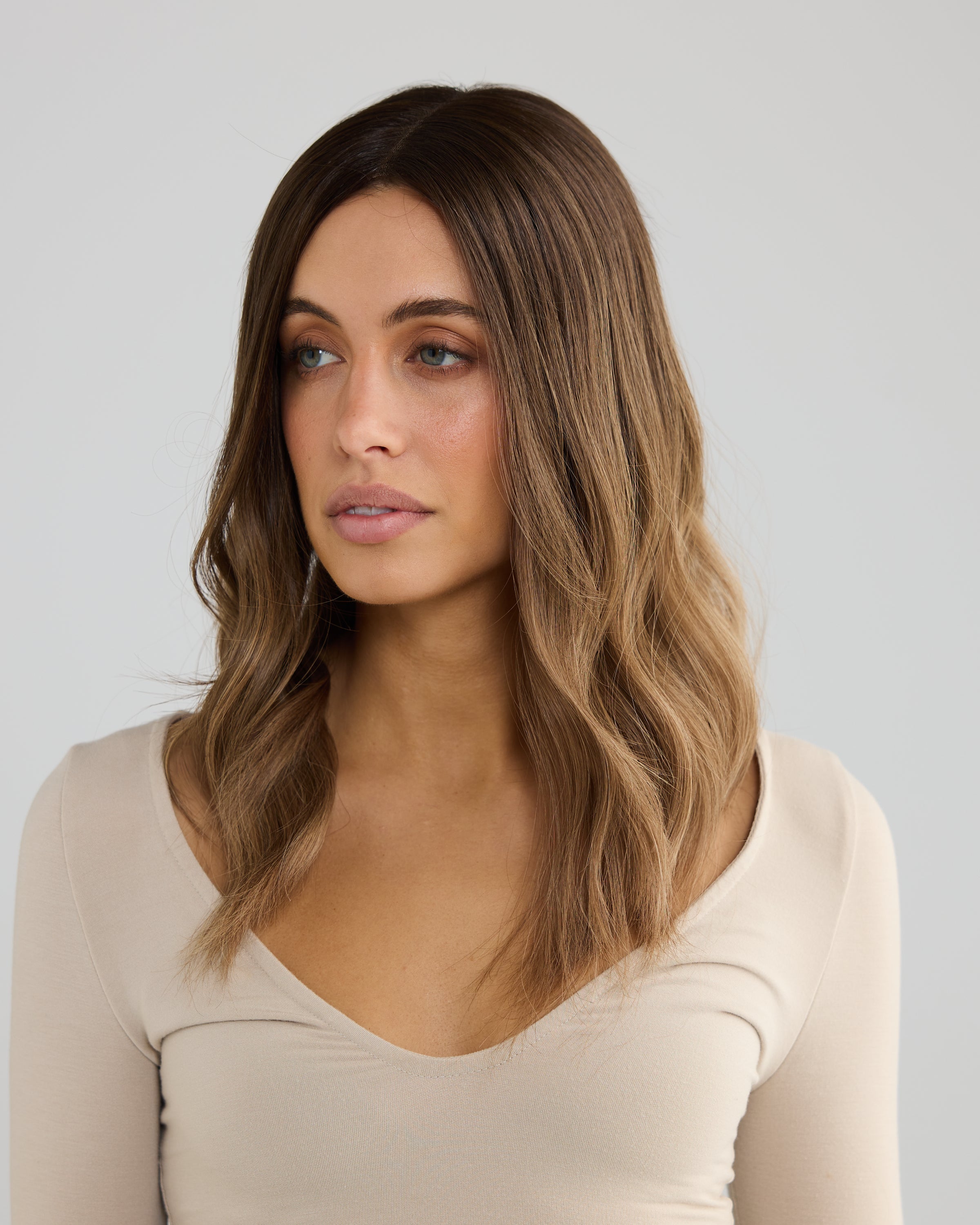 Dreamy Balayage - 7x7 / 16 inch // Exclusive Lace Topper