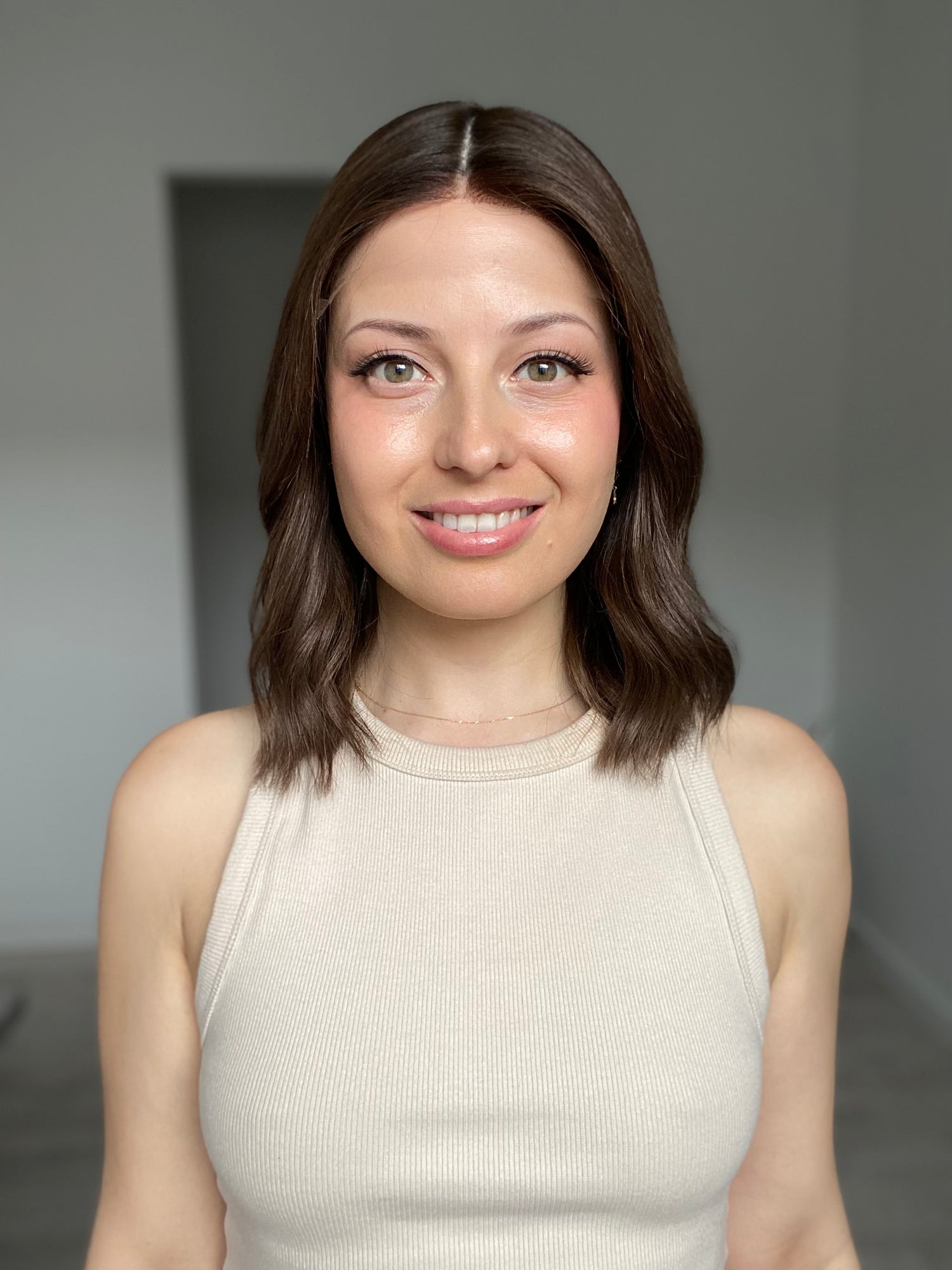 Dark Ashy Brunette // Game Changer Wig // 14 Inches // M Cap