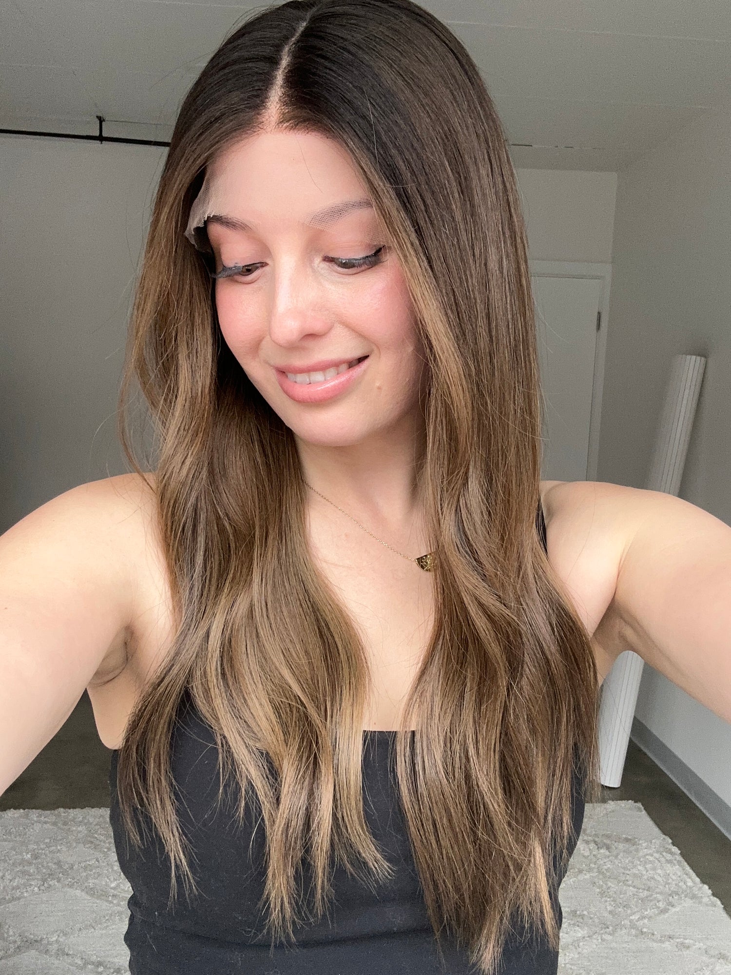 Brunette Balayage // Luxe Wig // 22 Inches // M Cap