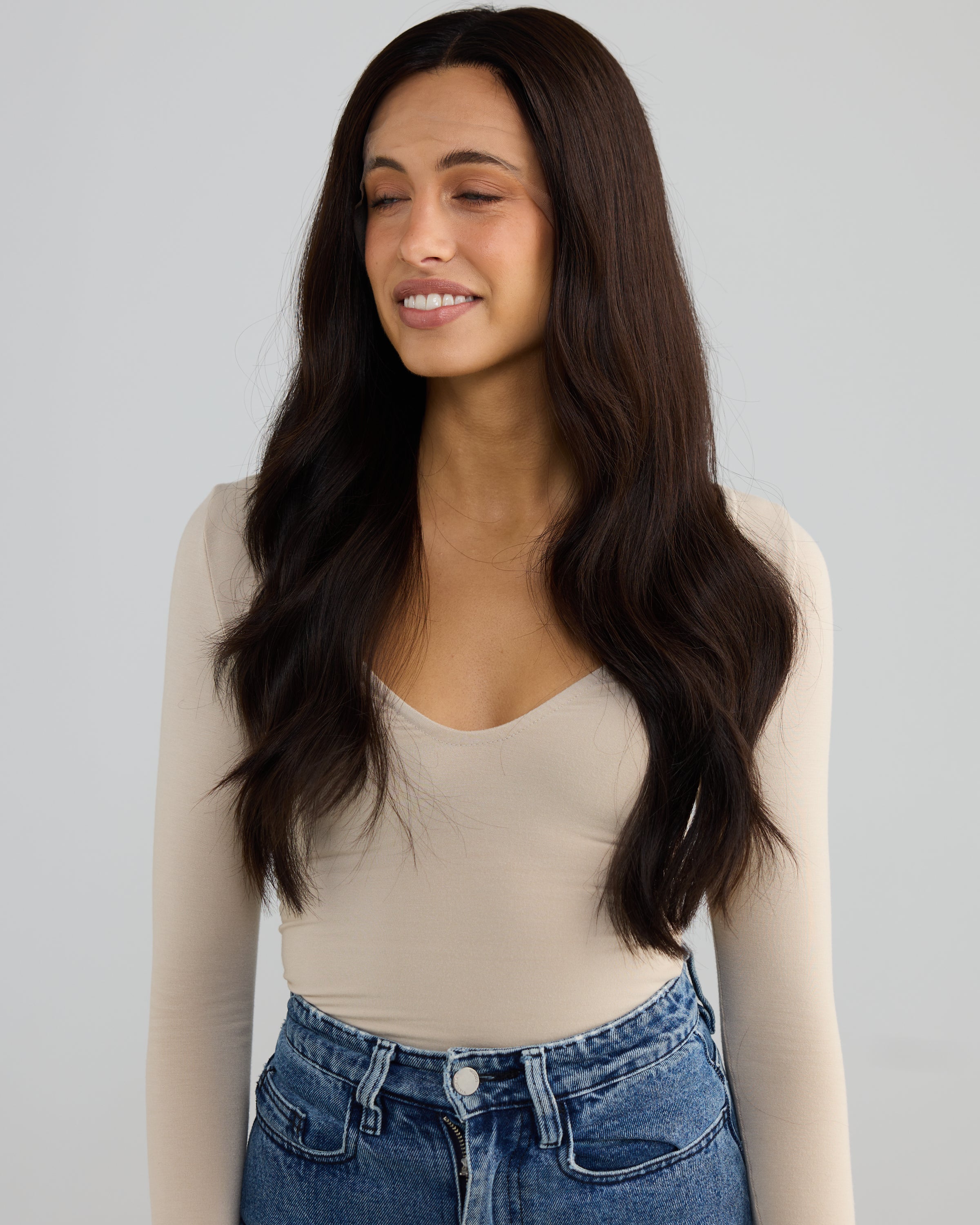 Glazed Chocolate - Medium / 25 inch // Exclusive Lace Wig