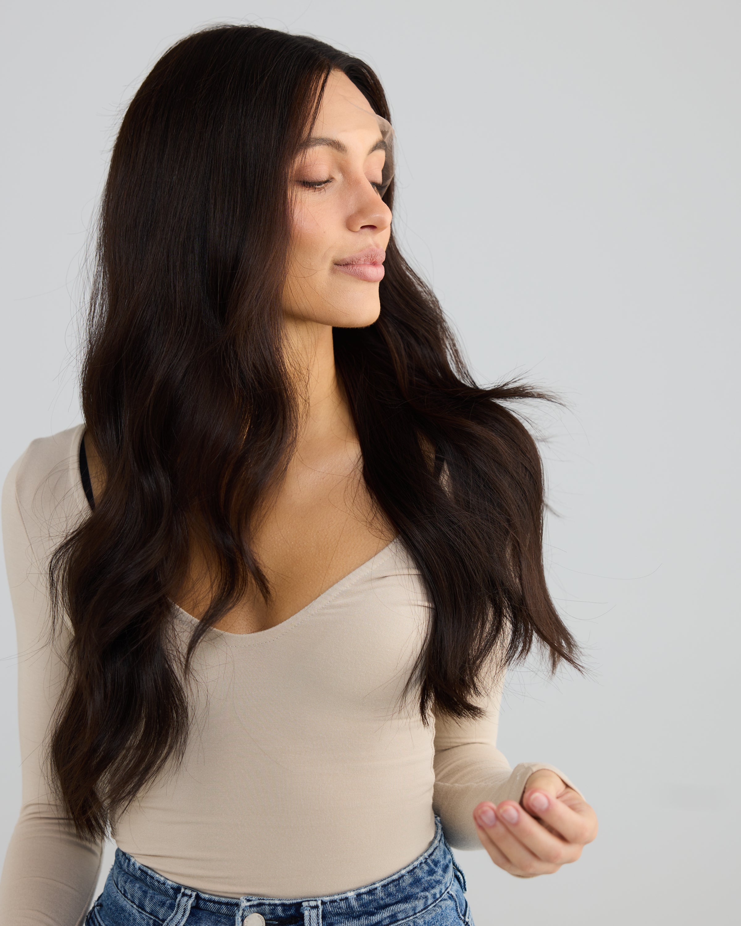 Glazed Chocolate - Medium / 25 inch // Exclusive Lace Wig