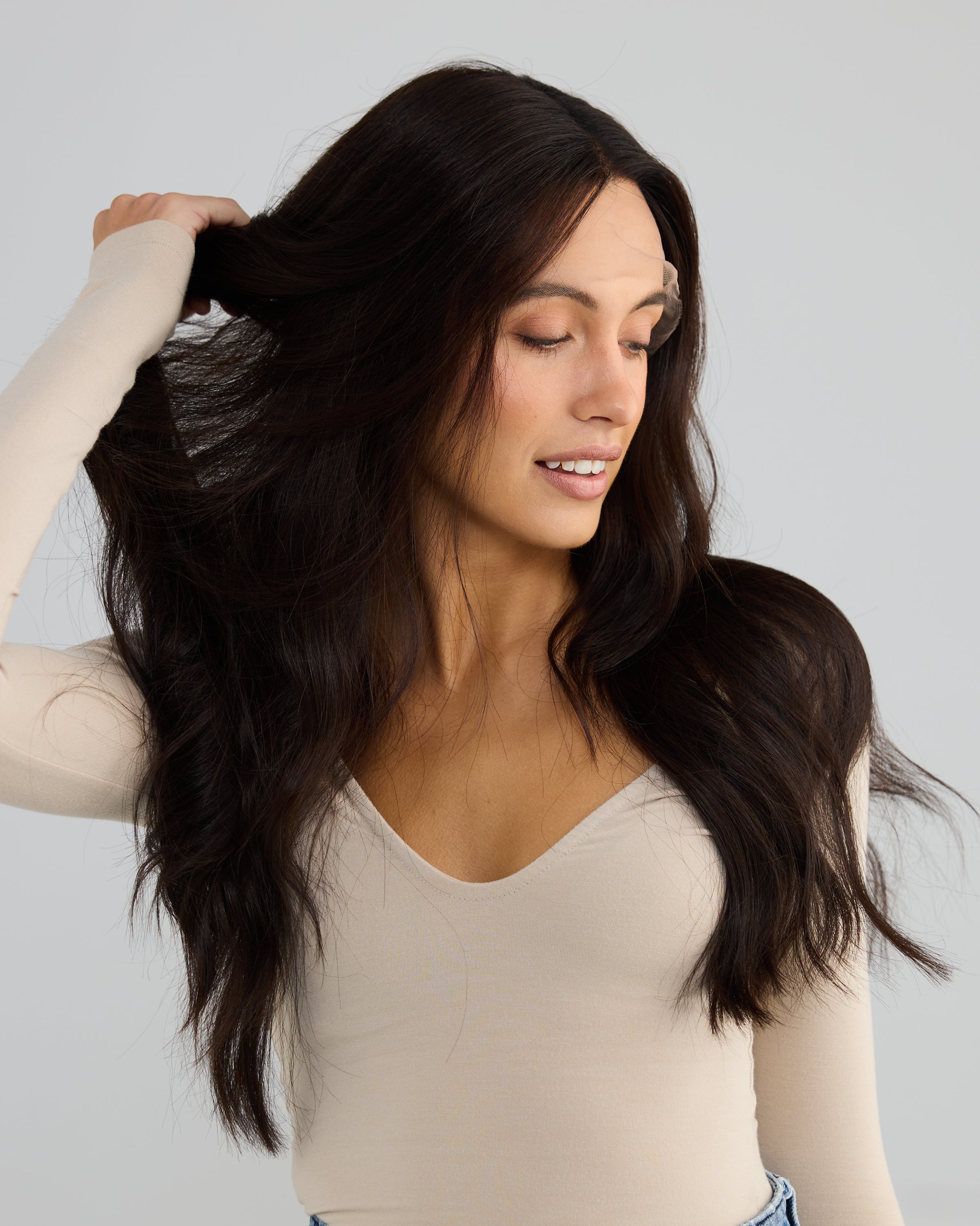 Glazed Chocolate - Medium / 25 inch // Exclusive Lace Wig
