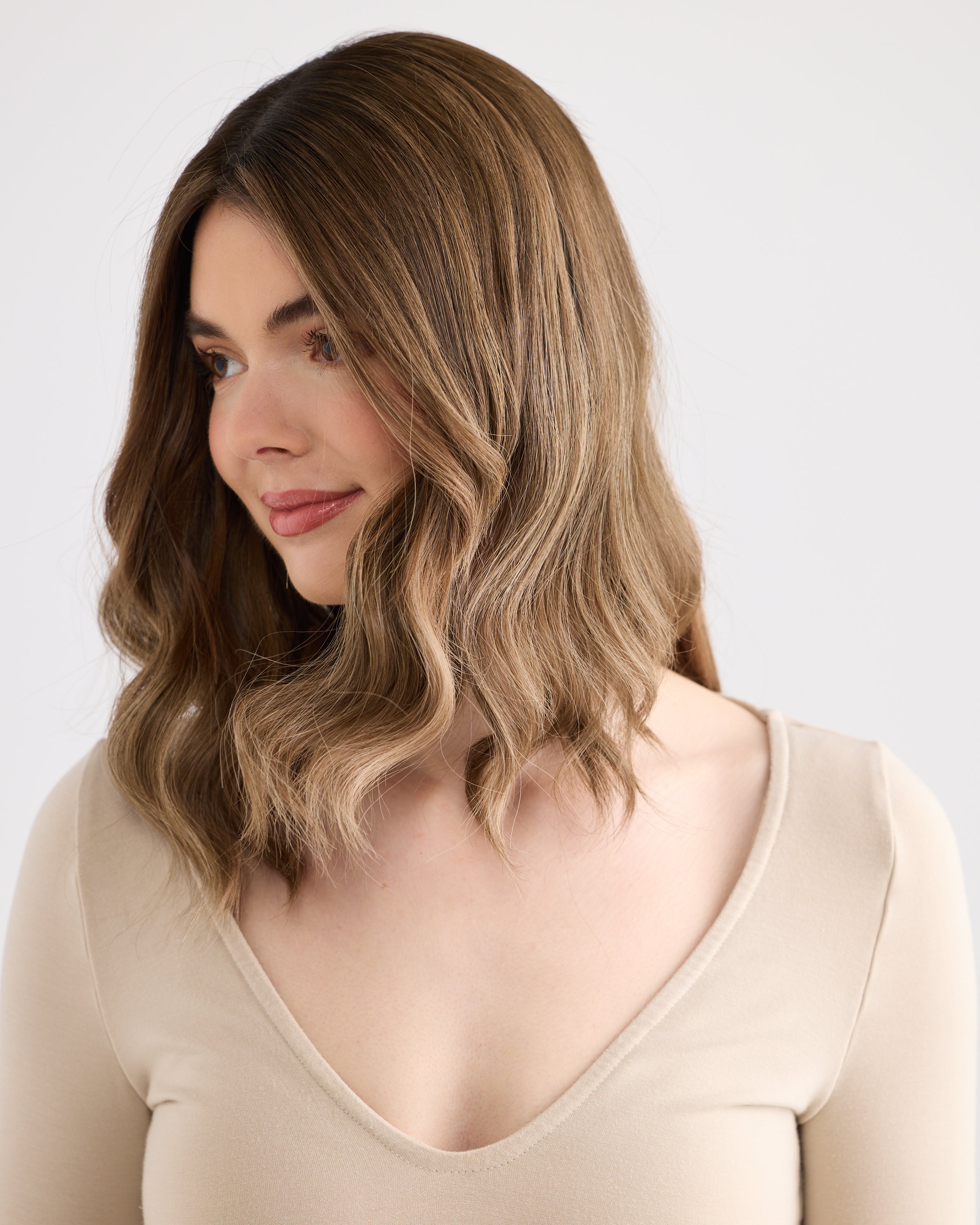 Glazed Truffle // Illusion Lace Topper