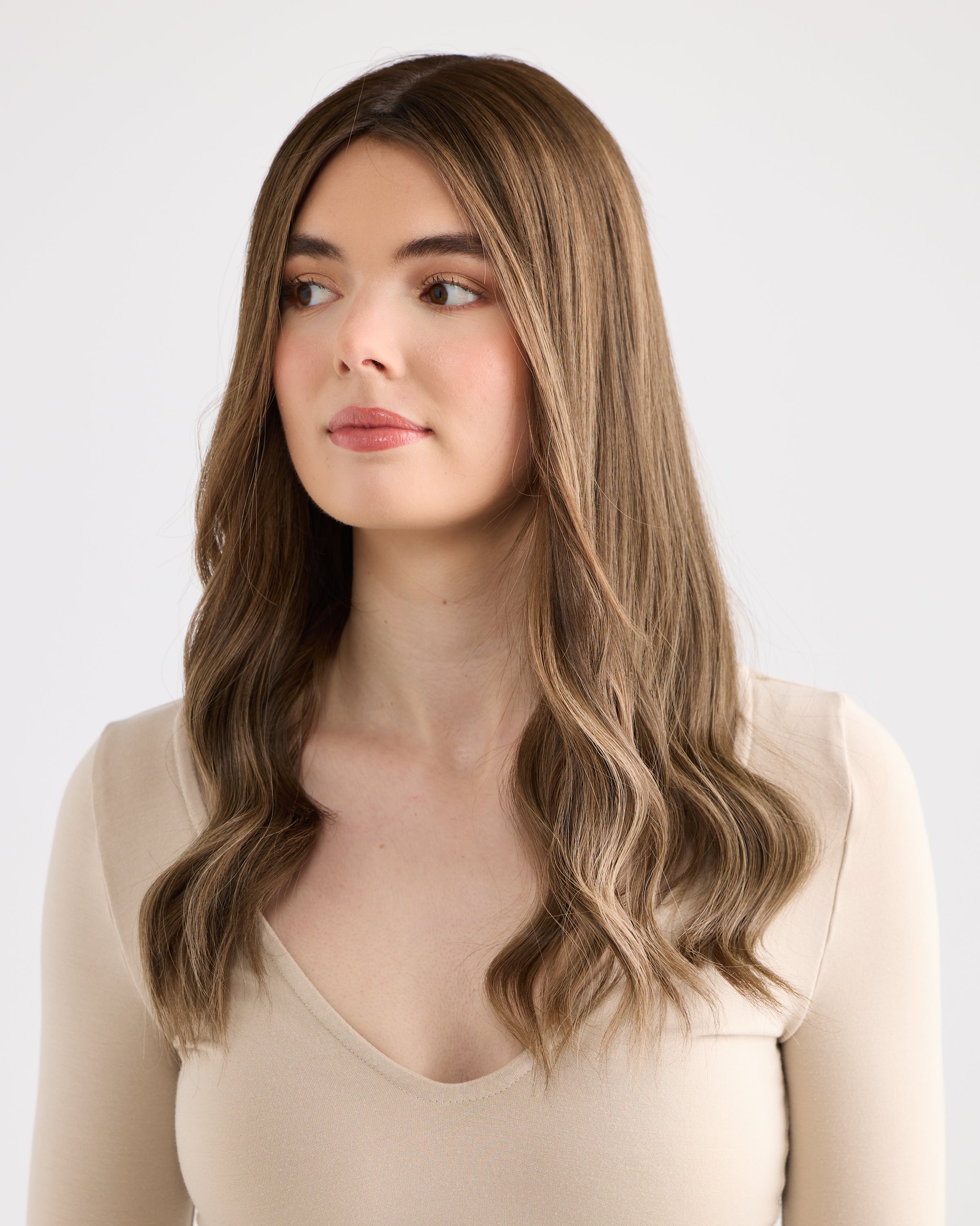 Glazed Truffle // Illusion Lace Topper