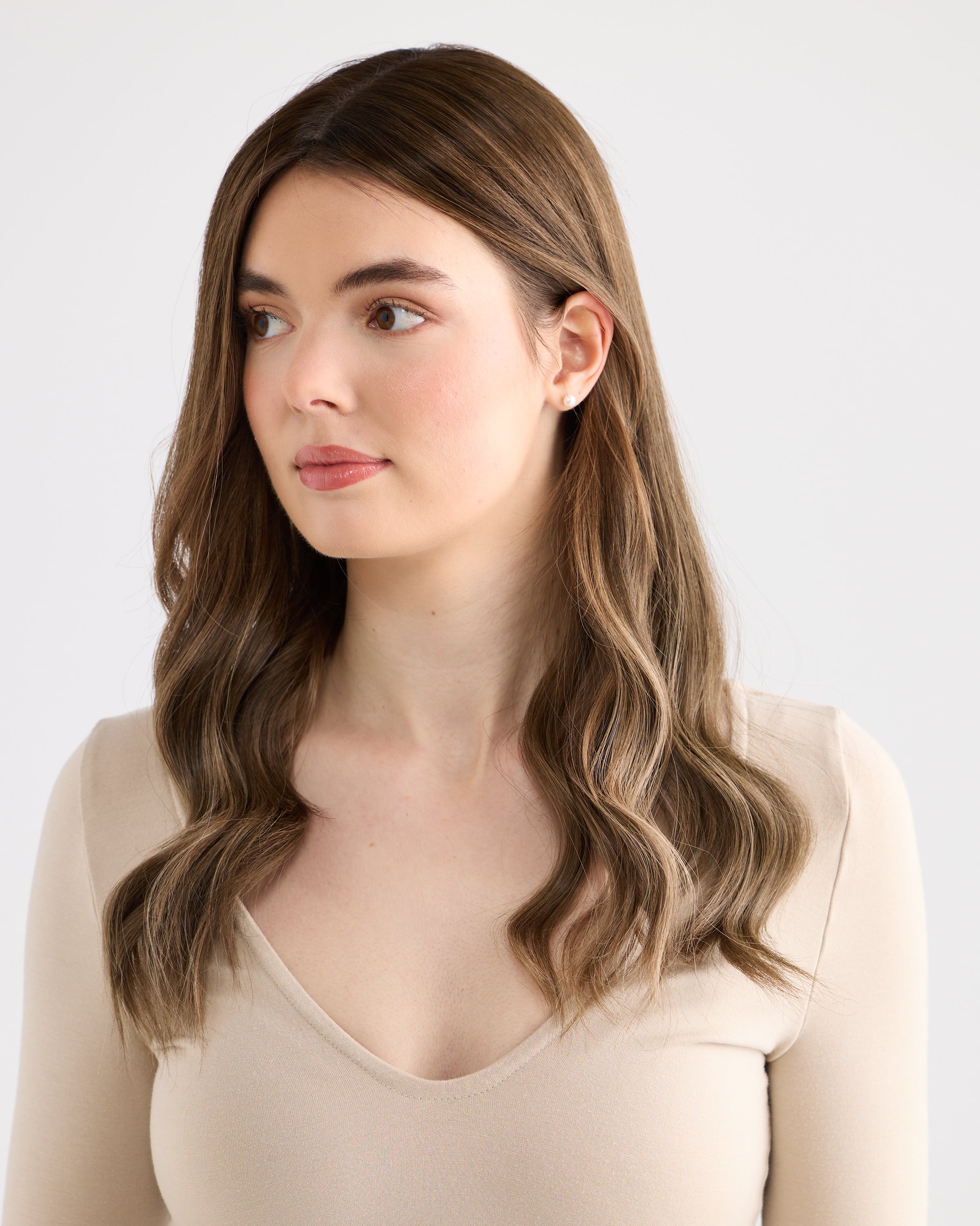 Glazed Truffle // Illusion Lace Topper
