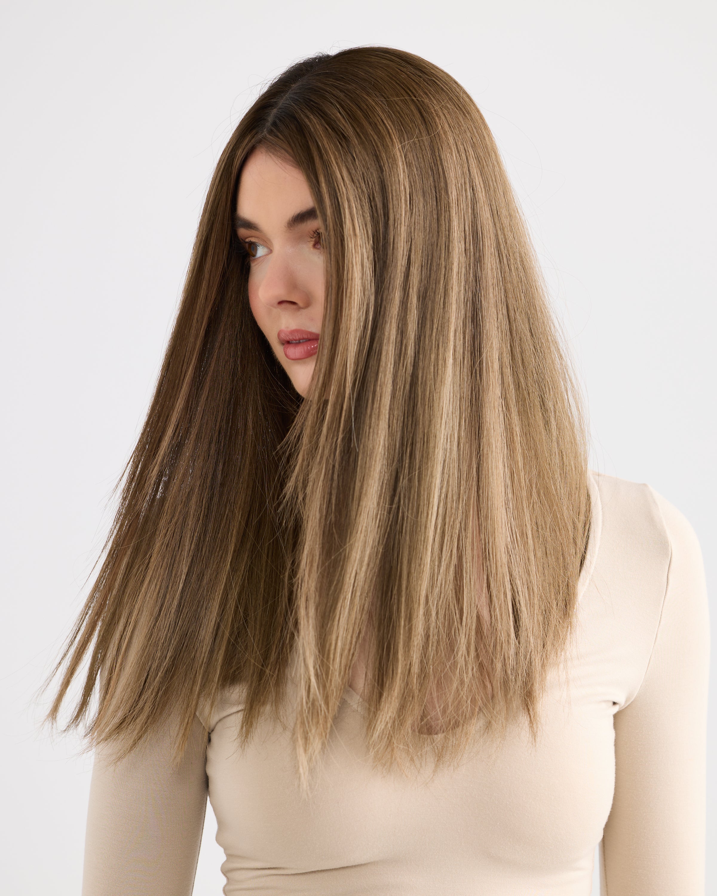 Glazed Truffle // Illusion Lace Topper