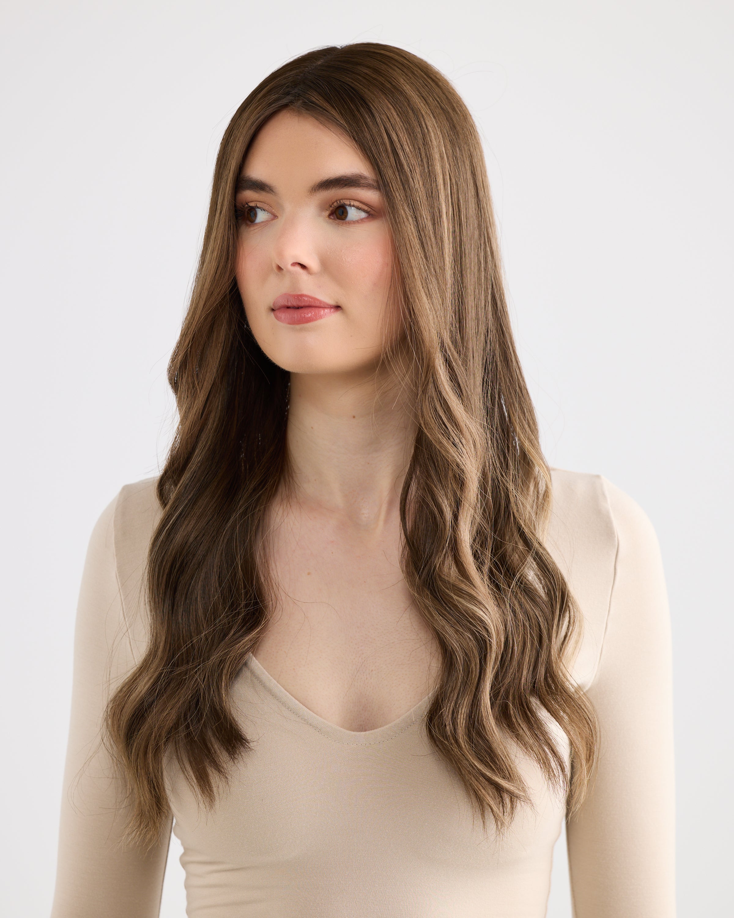 Glazed Truffle // Illusion Lace Topper
