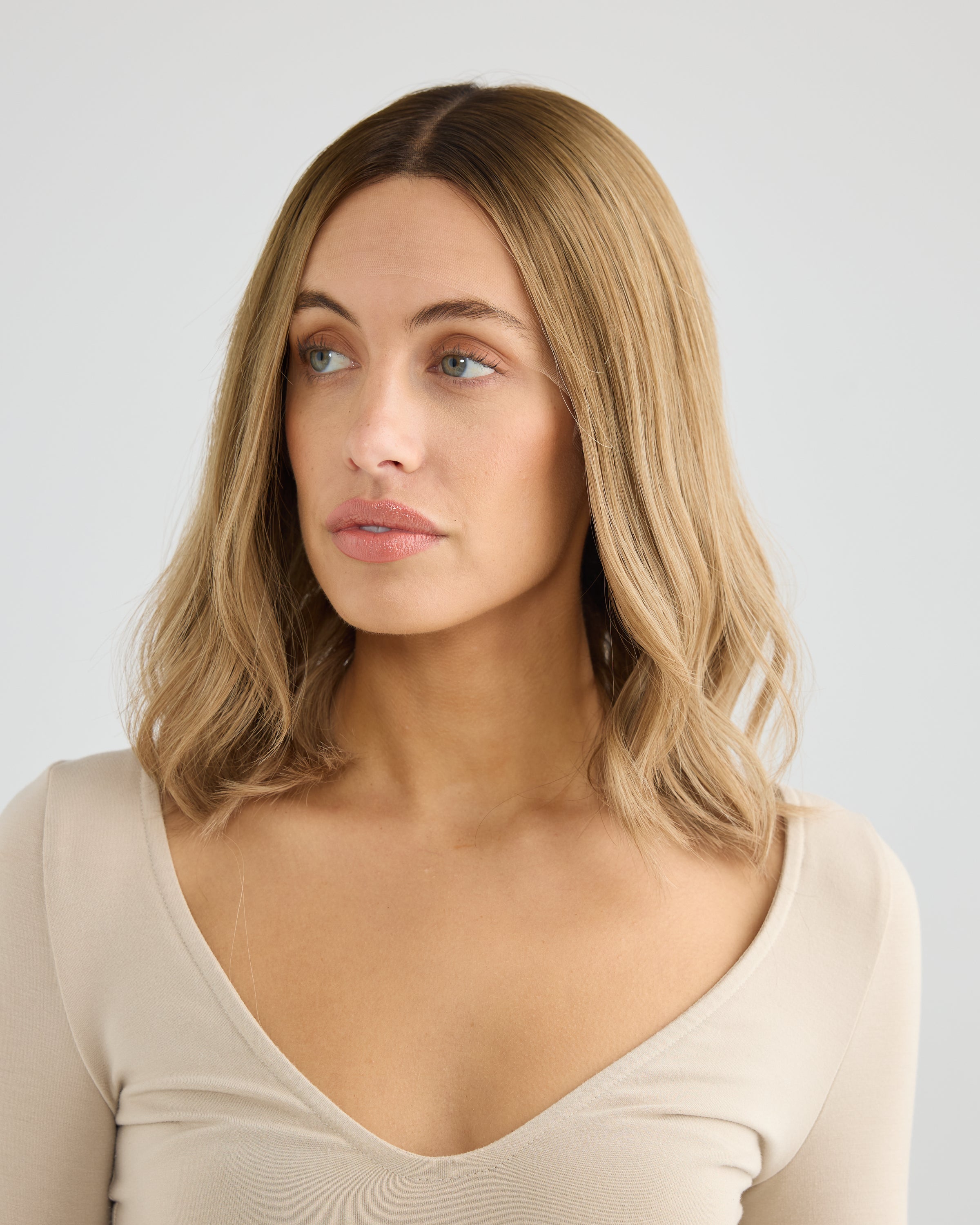 Walnut Blonde // The Lusta Lace Wig