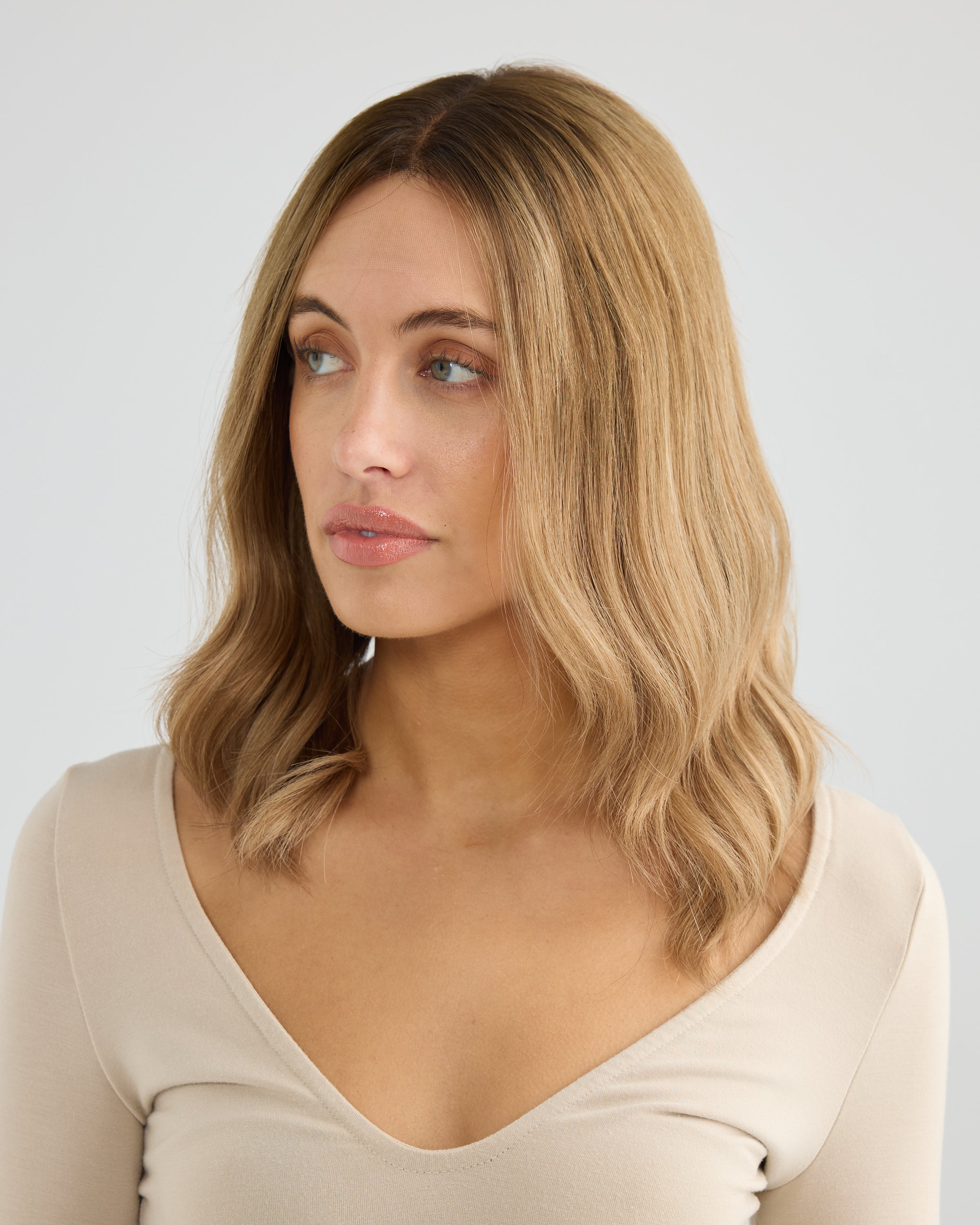 Walnut Blonde // The Lusta Lace Wig