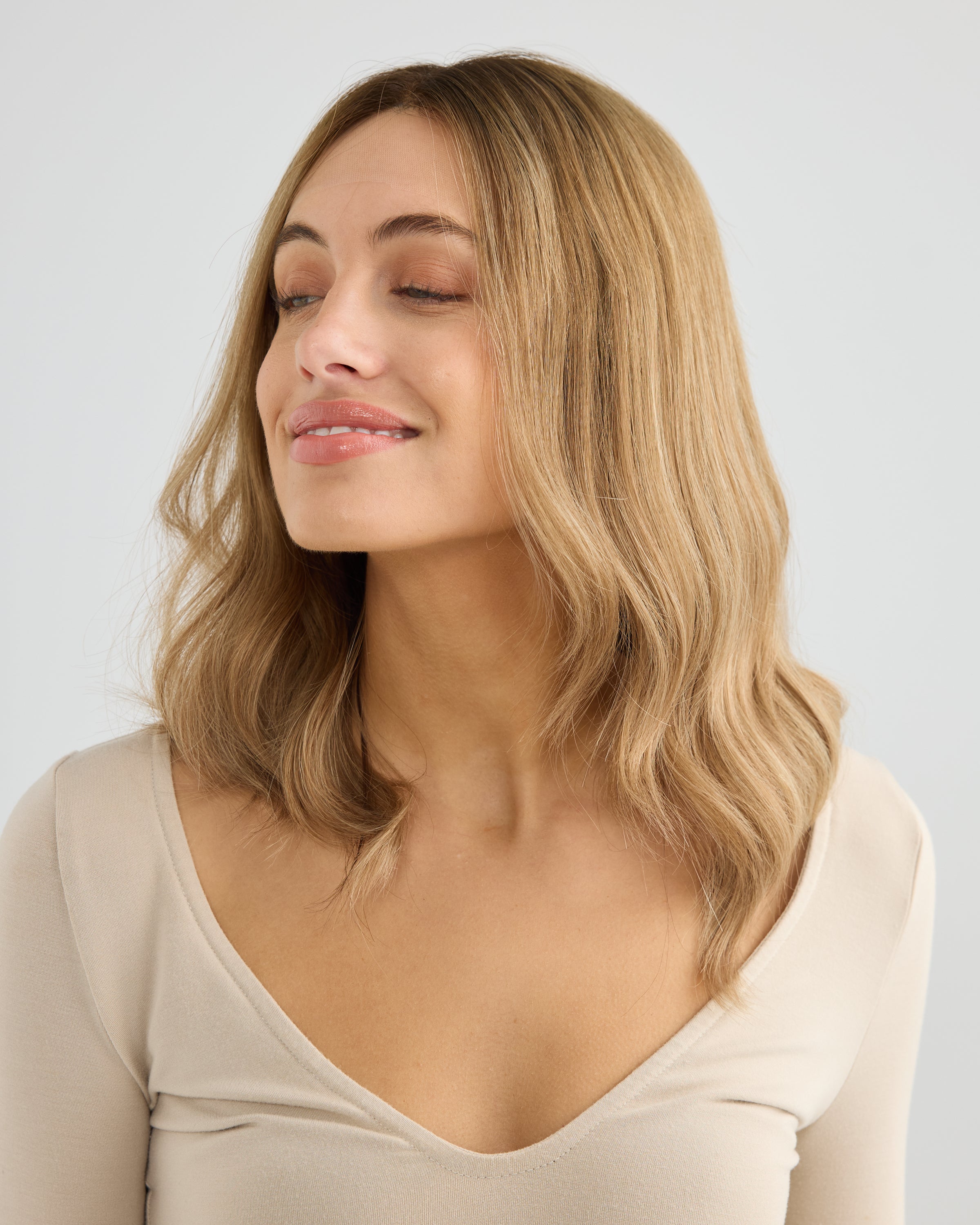 Walnut Blonde // The Lusta Lace Wig