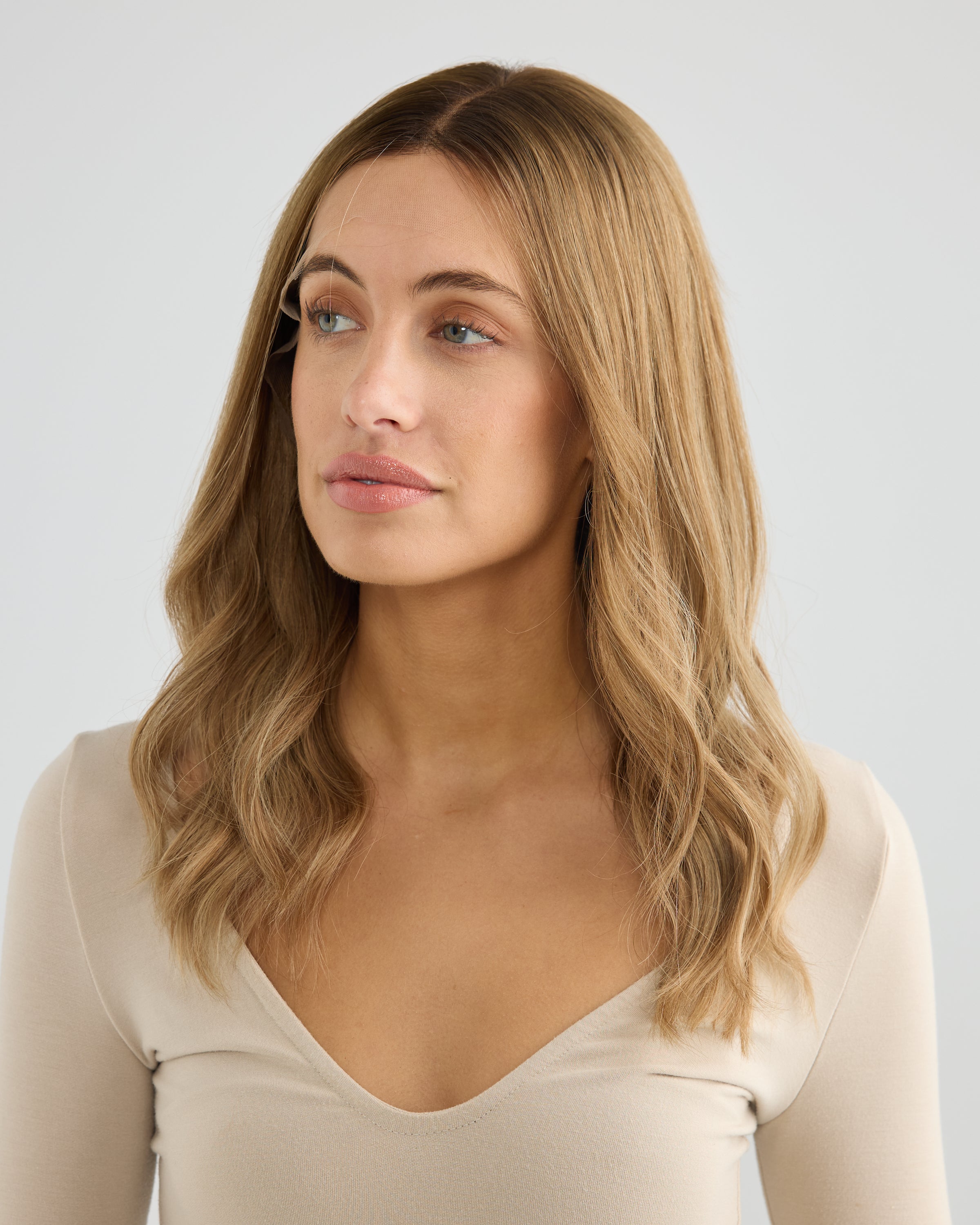 Walnut Blonde // The Lusta Lace Wig