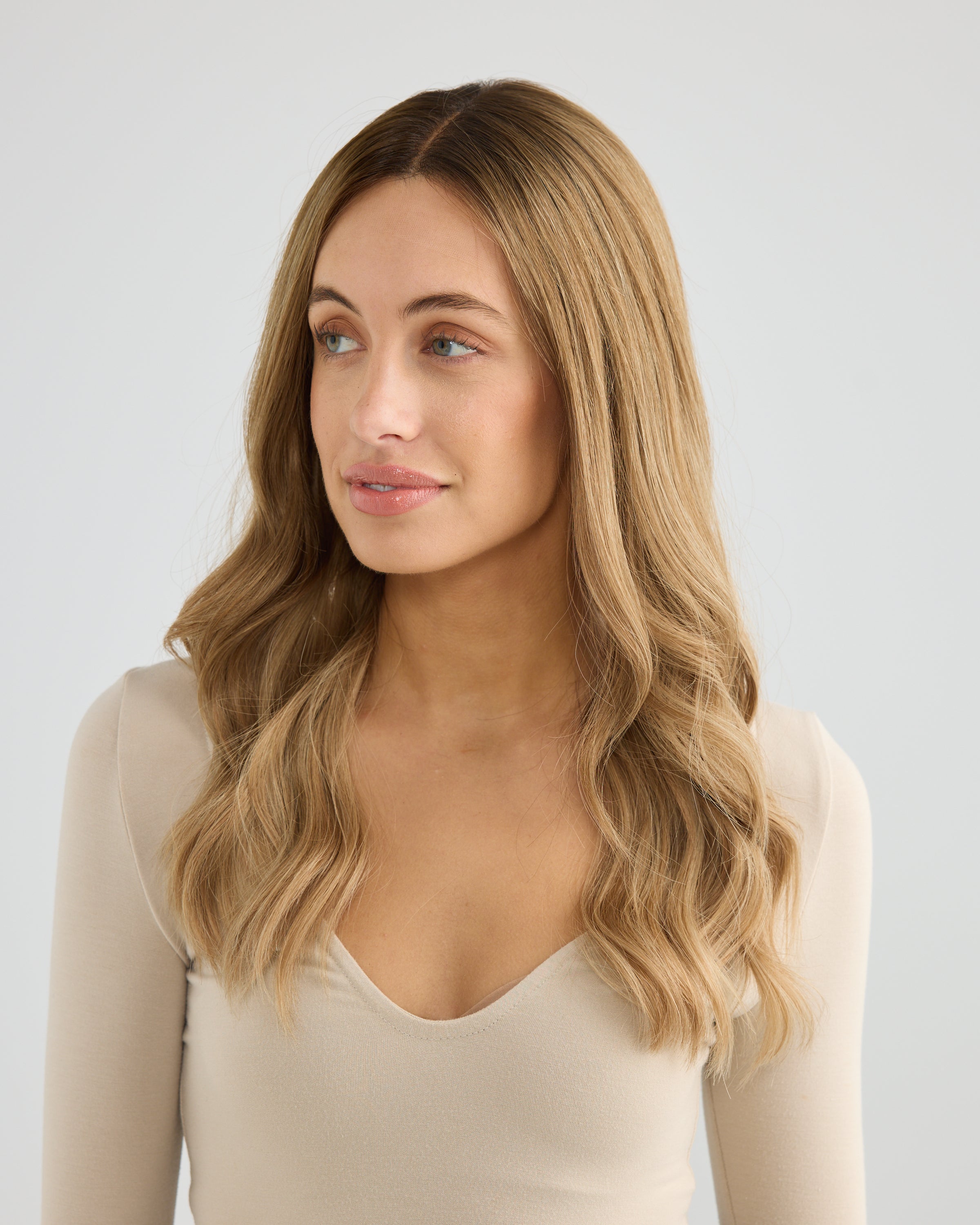 Walnut Blonde // The Lusta Lace Wig