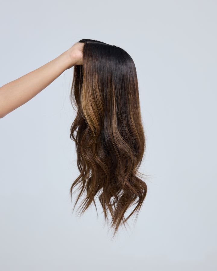 CARAMEL SWIRL // HAIR TOPPER STUDIO