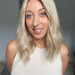 Light Natural Blonde  9x9 16 Inches Topper