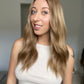 KIM'S CLOSET // Dark Honey Blonde Topper // 20 Inches // 9x9 cap