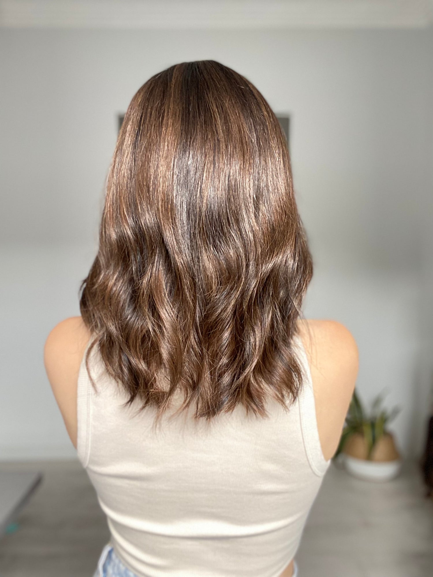Dark Balayage Brunette // Lace Front Essentials Wig // 16 Inches // M Cap