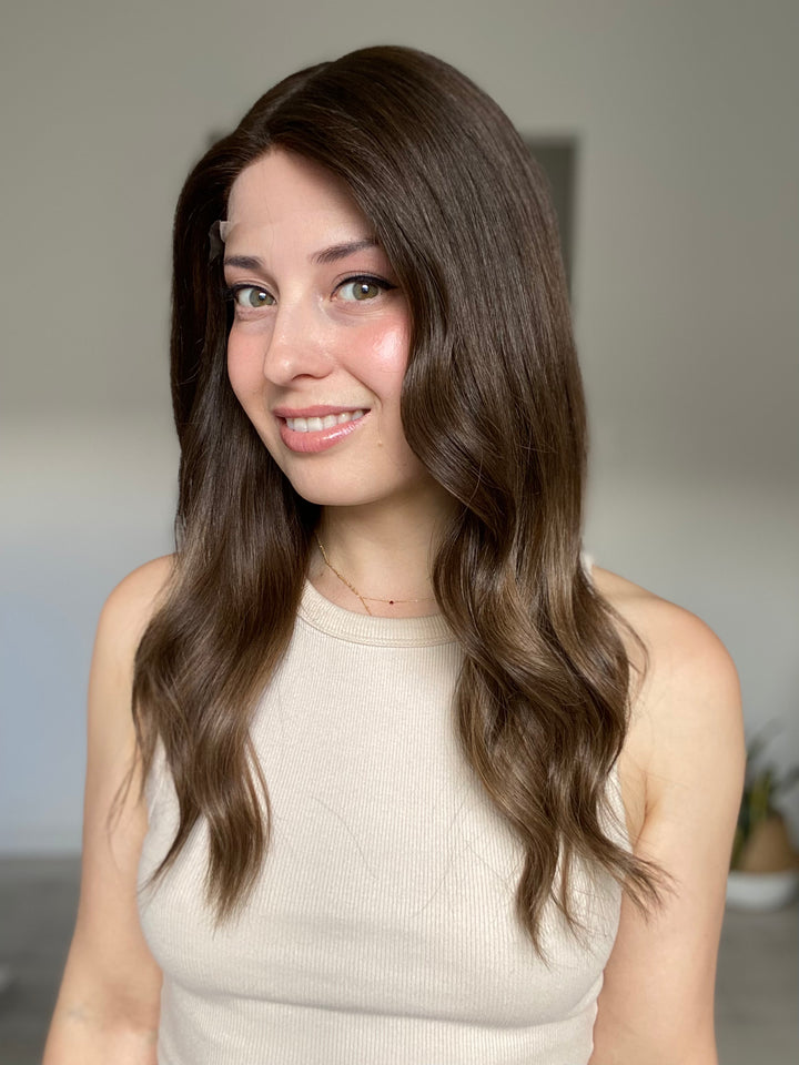 Ash Brunette Balayage // Game Changer Wig // 22 Inches // S Cap