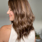 Dark Dimensional Brunette 8x8 16 Inches Topper