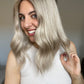 Soft Ash Blonde 7x7 16 Inches Topper