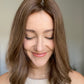 Soft Balayage Brunette 8x8 14 Inches Topper