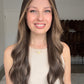 Dark Highlighted Brunette // Luxe Wig // 24 Inches // L Cap