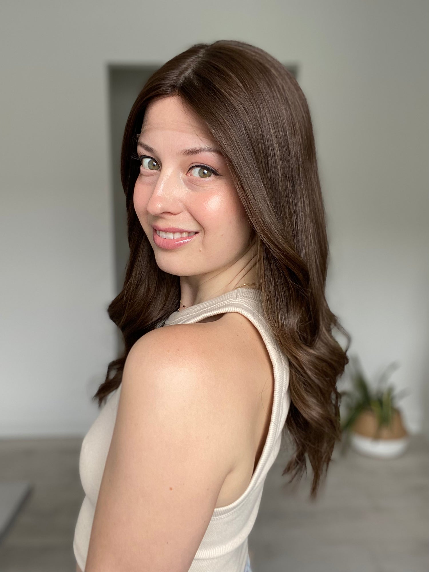 Subtle Dimensional Brunette // Lace-Front Essentials Wig // 22 Inches // M Cap